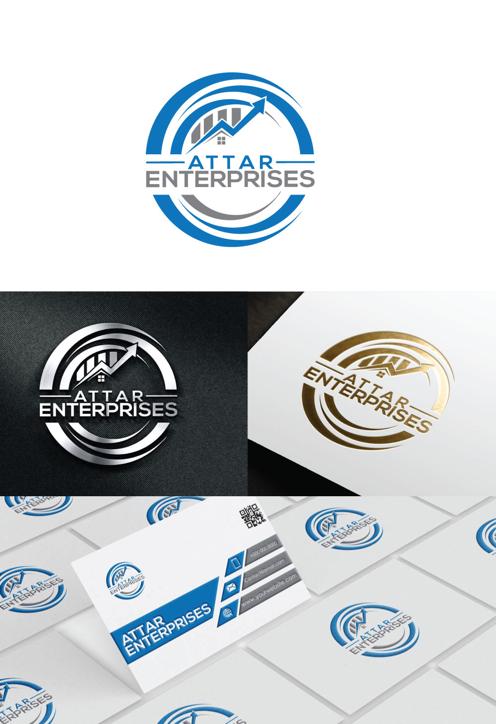 Logo-Design von Ahmed Sami 1 für Attar Enterprises | Design #33148678