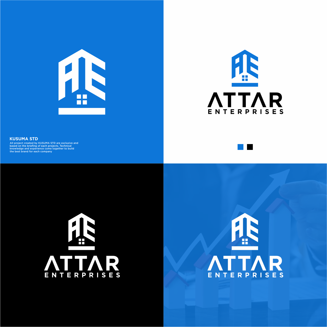 Logo Design by Kusuma Studio for Attar Enterprises | Design #33081041