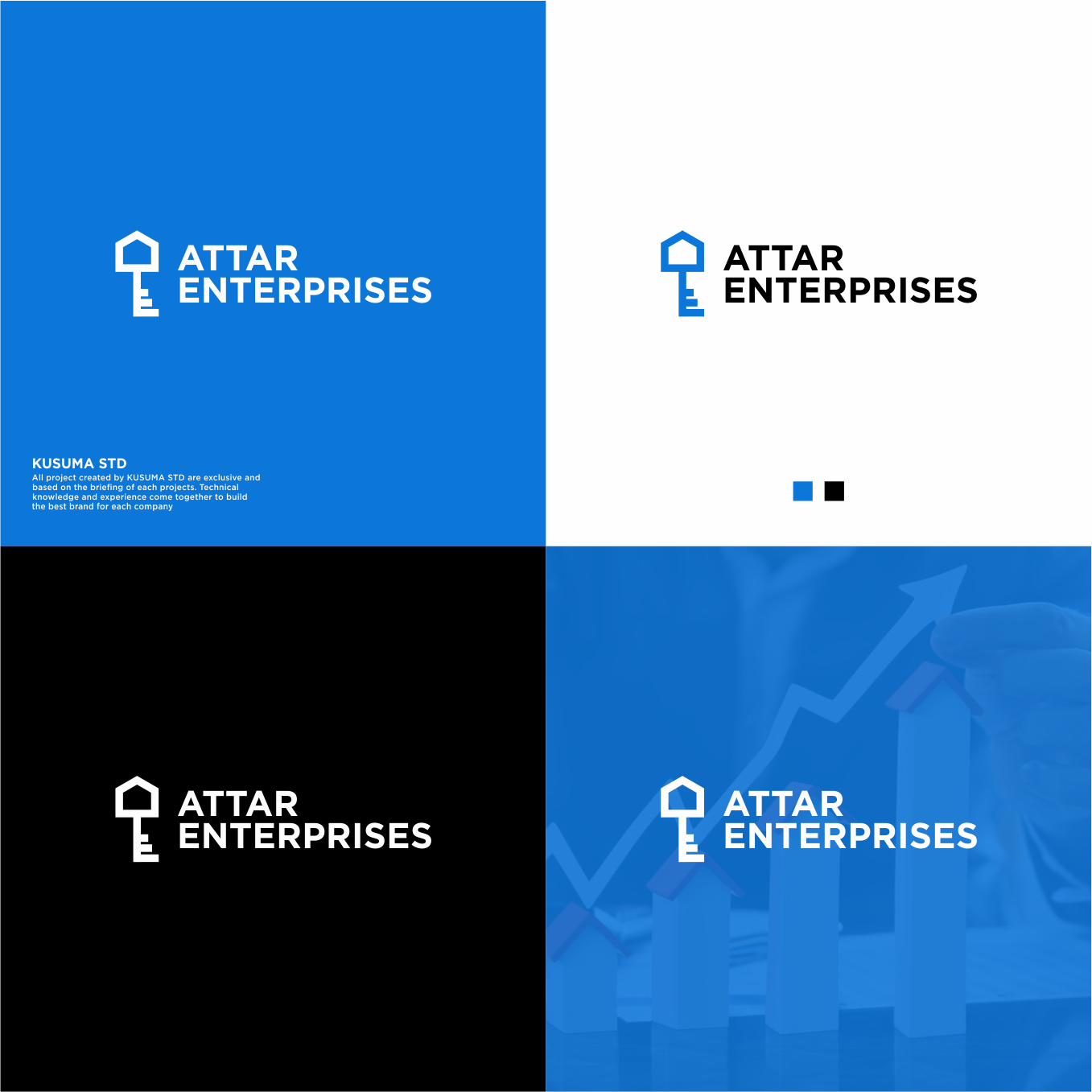 Logo Design by Kusuma Studio for Attar Enterprises | Design #33081134