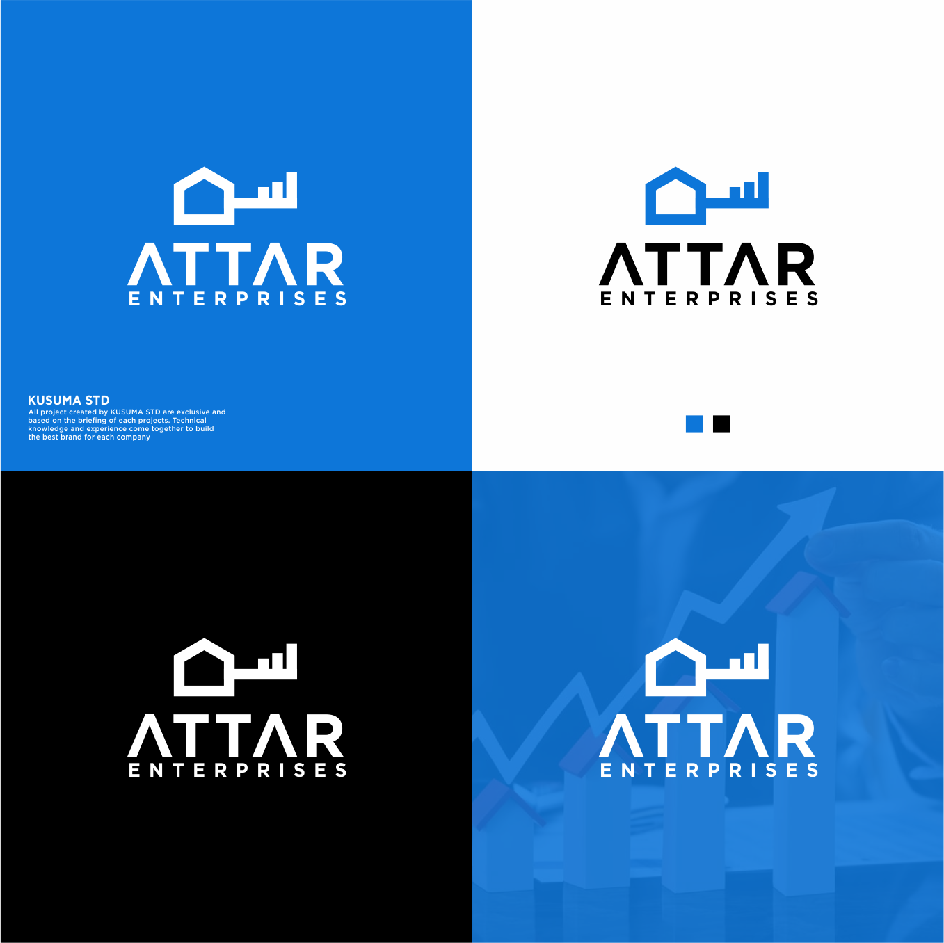 Logo Design by Kusuma Studio for Attar Enterprises | Design #33081135