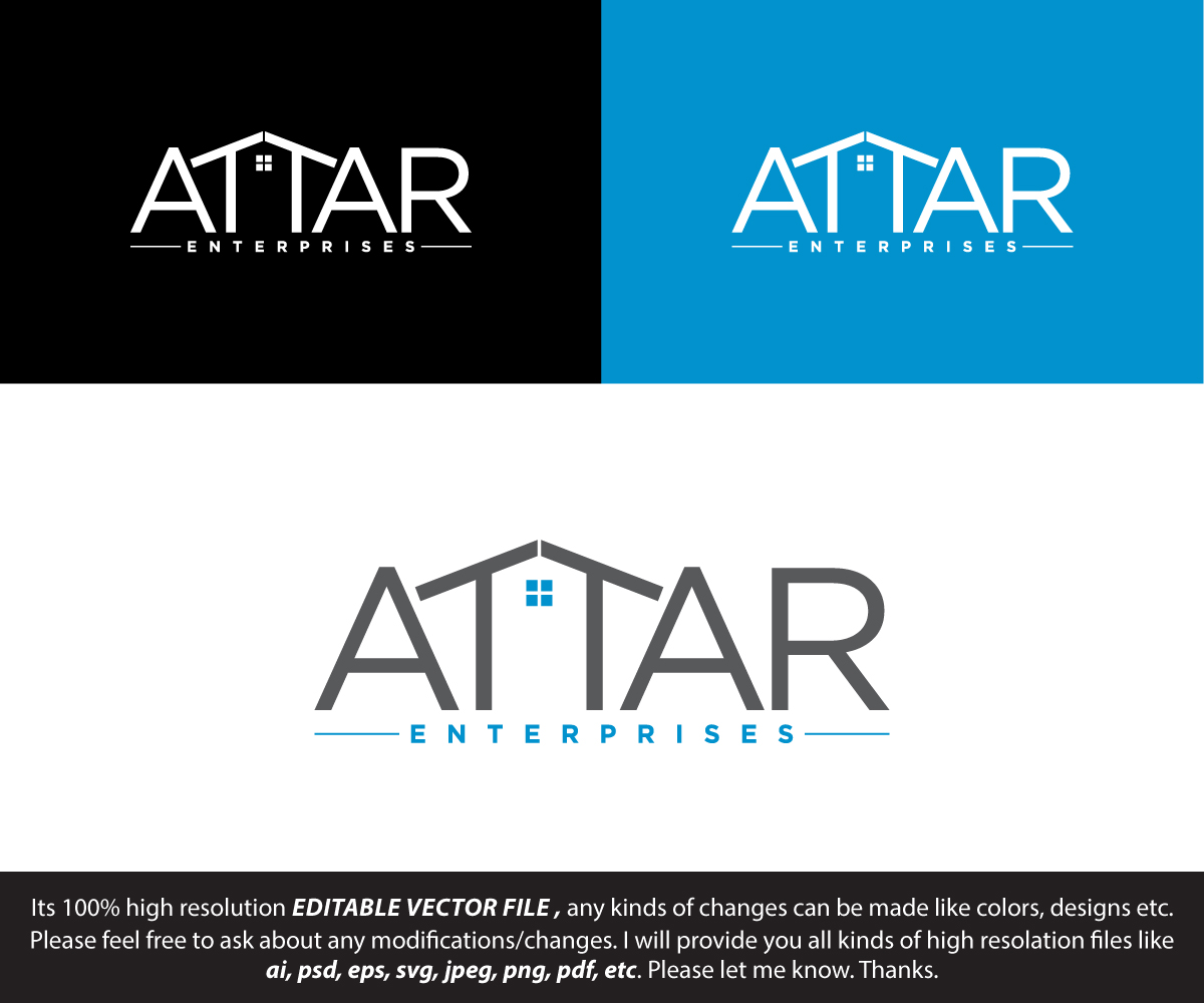 Diseño de Logo por FireflyArt para Attar Enterprises | Diseño #33111032