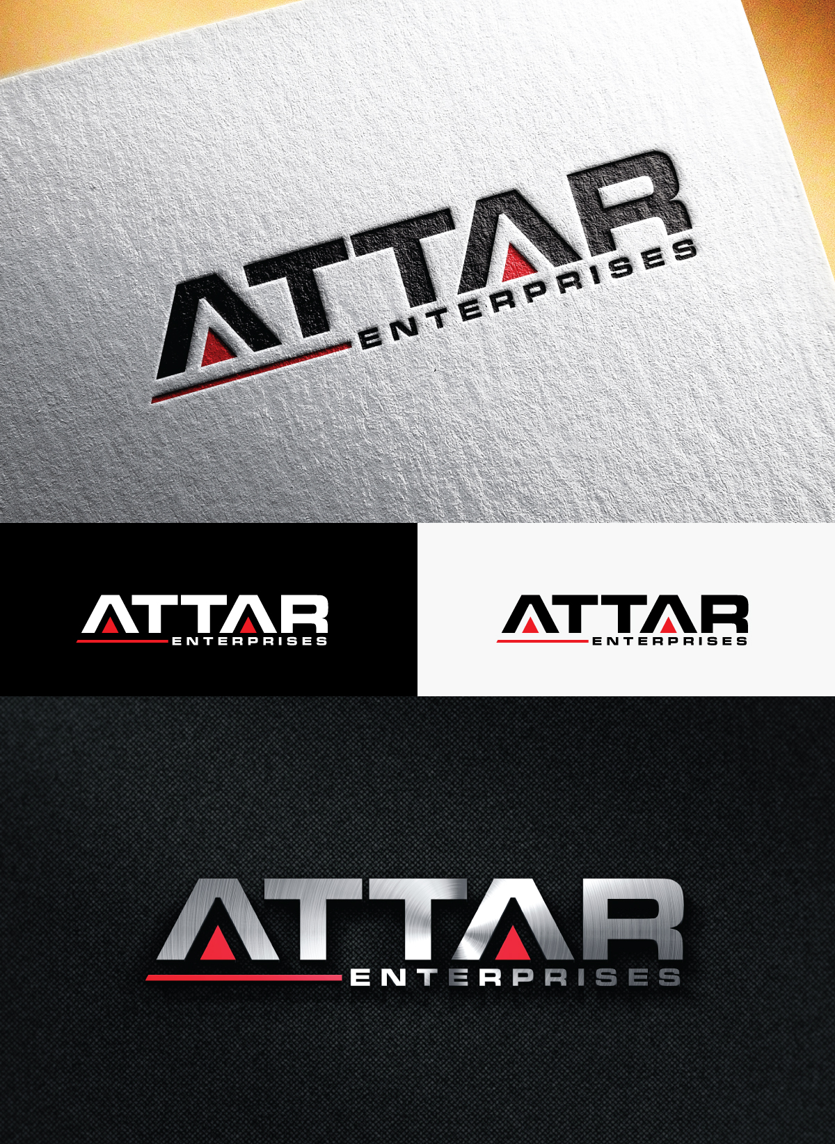 Logo Design by step forward 2 for Attar Enterprises | Design #33081387