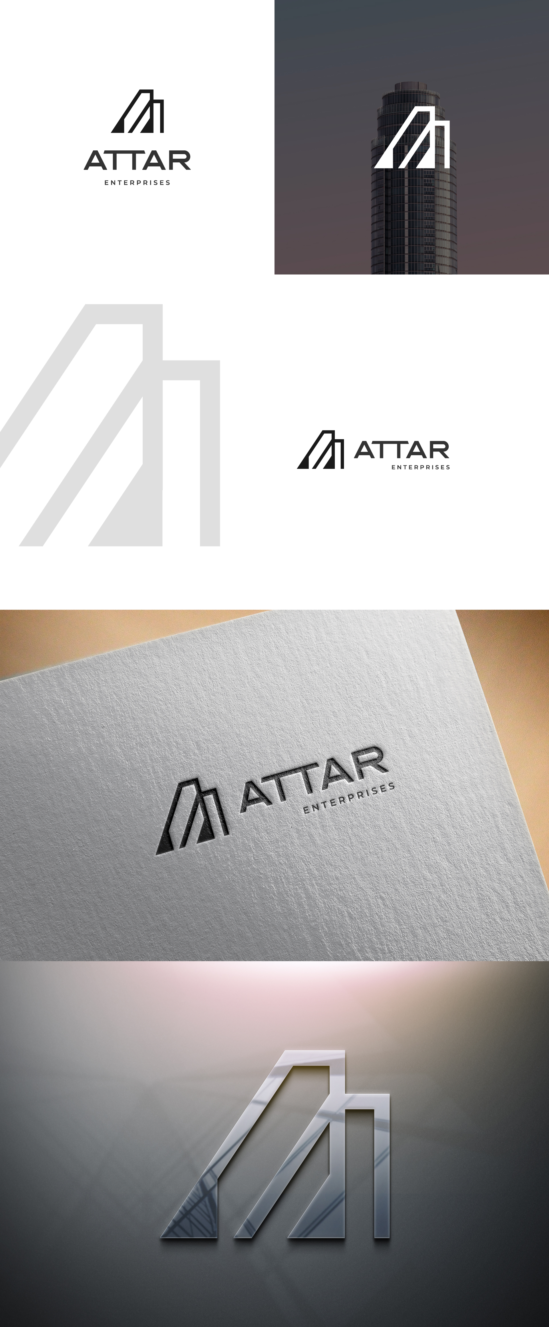 Logo Design by Moon Design. for Attar Enterprises | Design #33103142