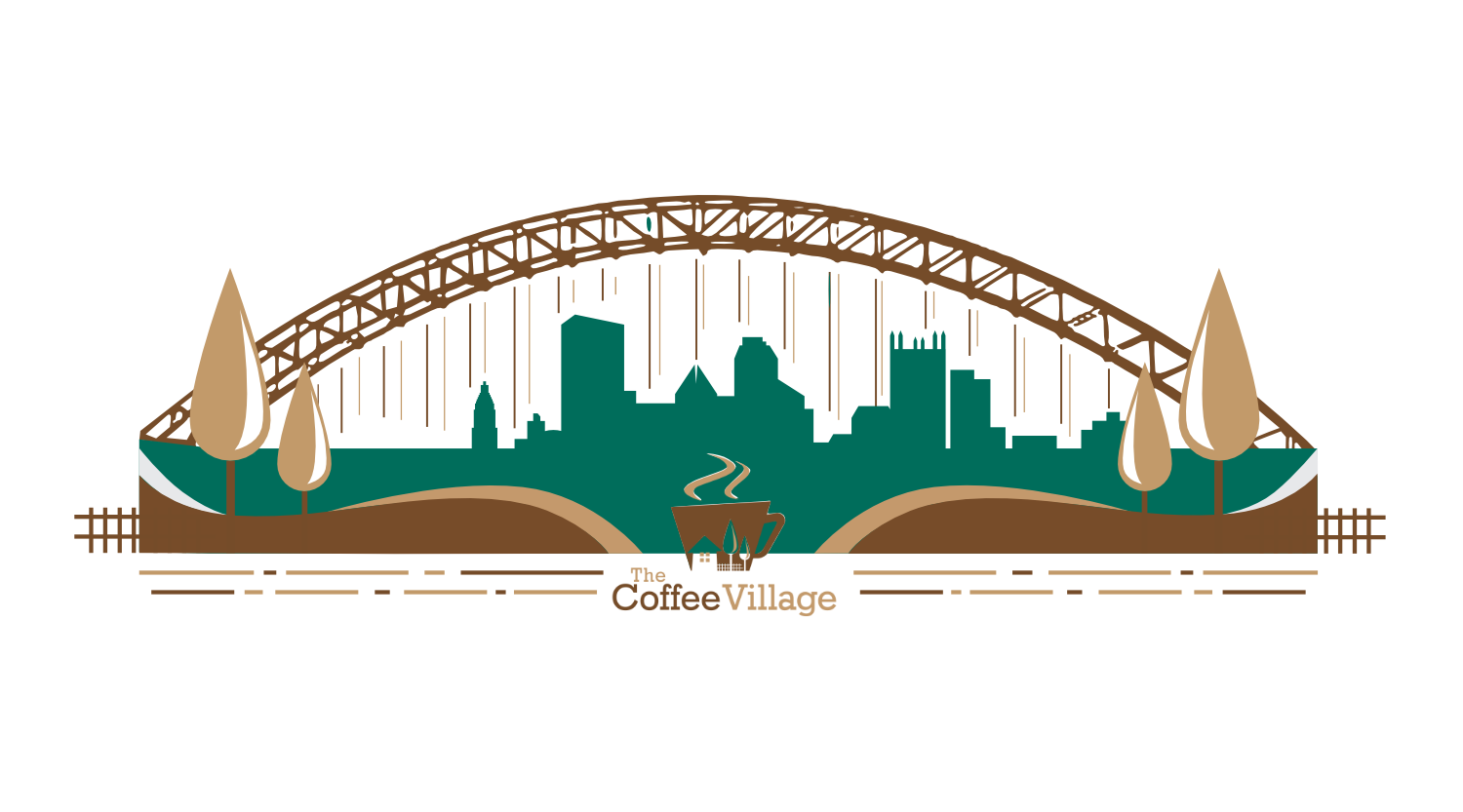 Cup and Mug Design by Zarina Tama for The Coffee Village | Design #33116479