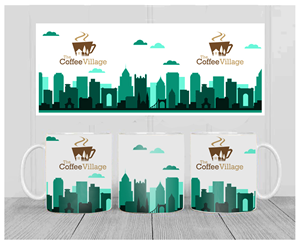Cup and Mug Design by Grahpica for The Coffee Village | Design: #33106339