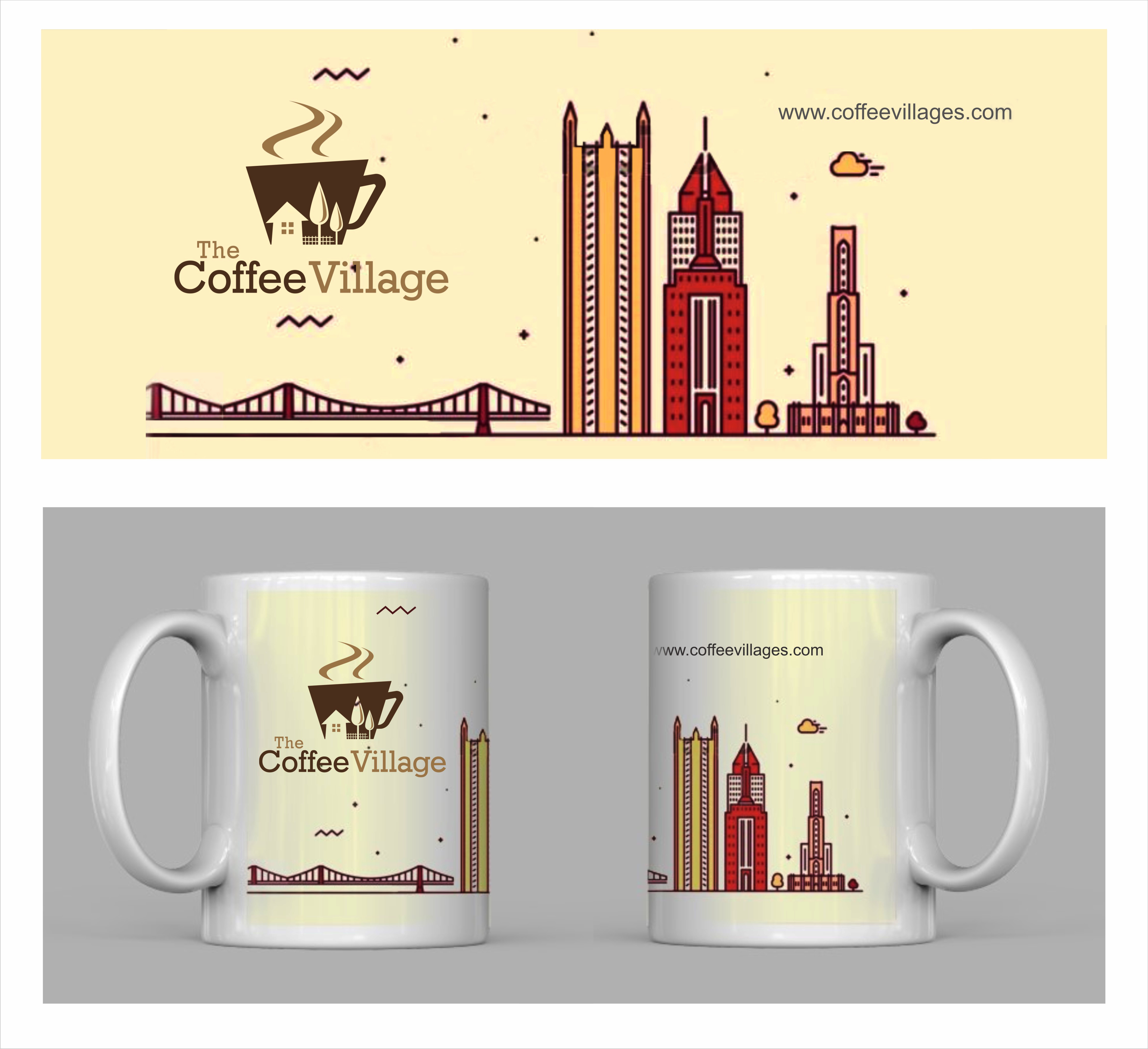 Cup and Mug Design by Grahpica for The Coffee Village | Design #33107732