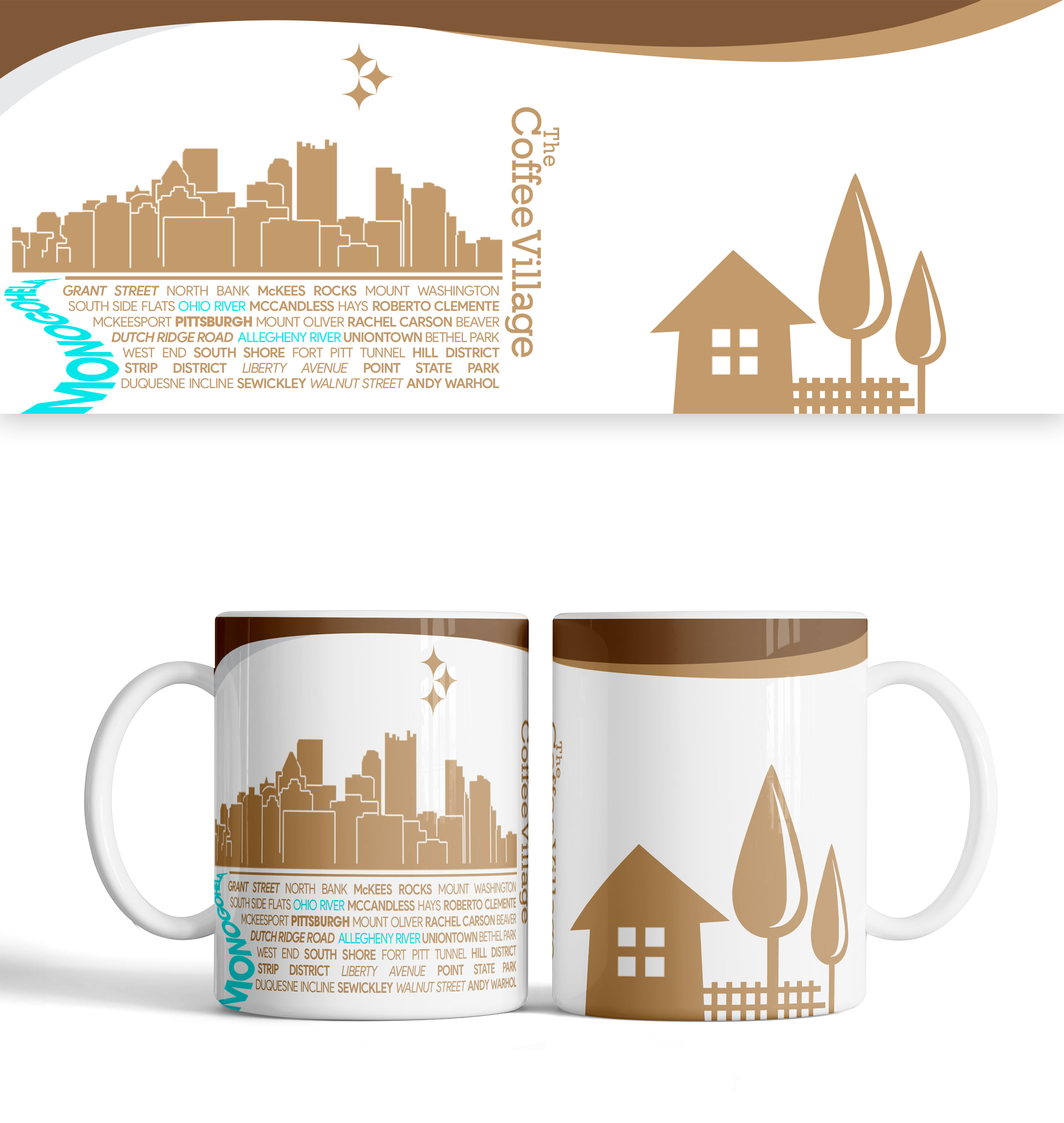 Design de Tasse et Mug par robertr400 pour The Coffee Village | Design #33093276