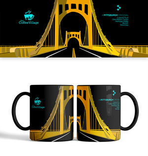 Cup and Mug Design by robertr400 for The Coffee Village | Design #33099453