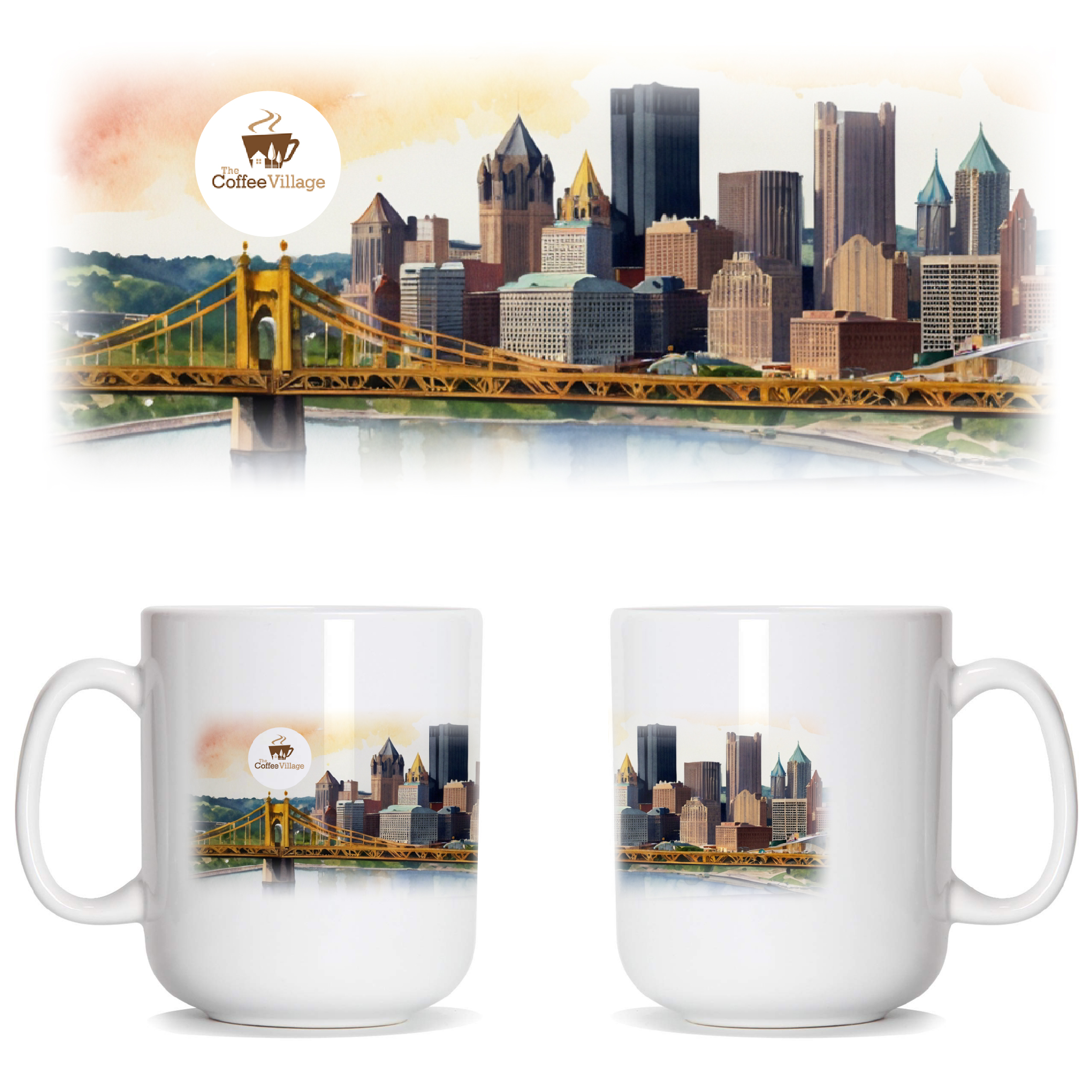 Cup and Mug Design by raanvinu for The Coffee Village | Design #33089644