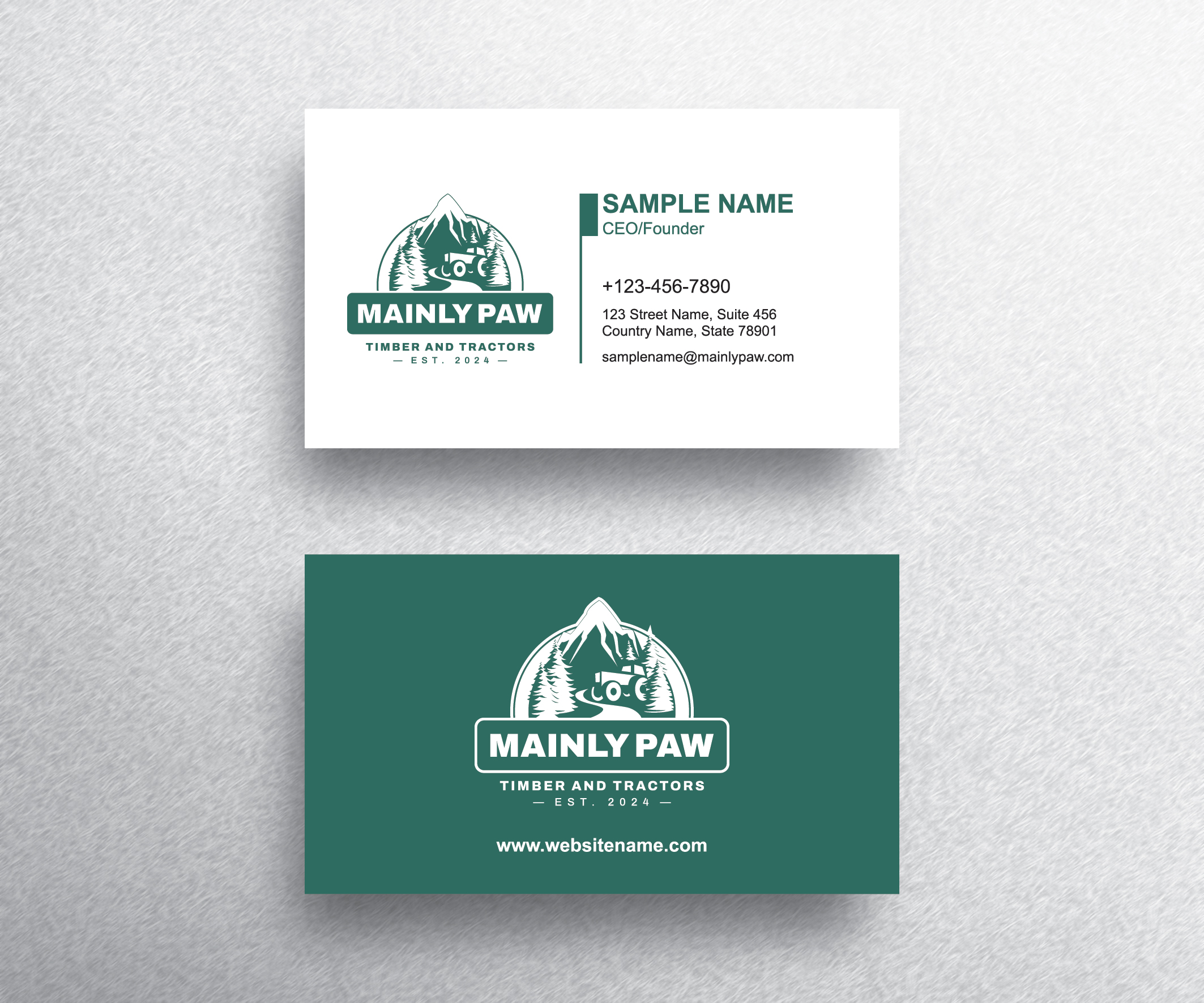 Business Card Design by Emmi for Mainely Paws LLC | Design #33081674