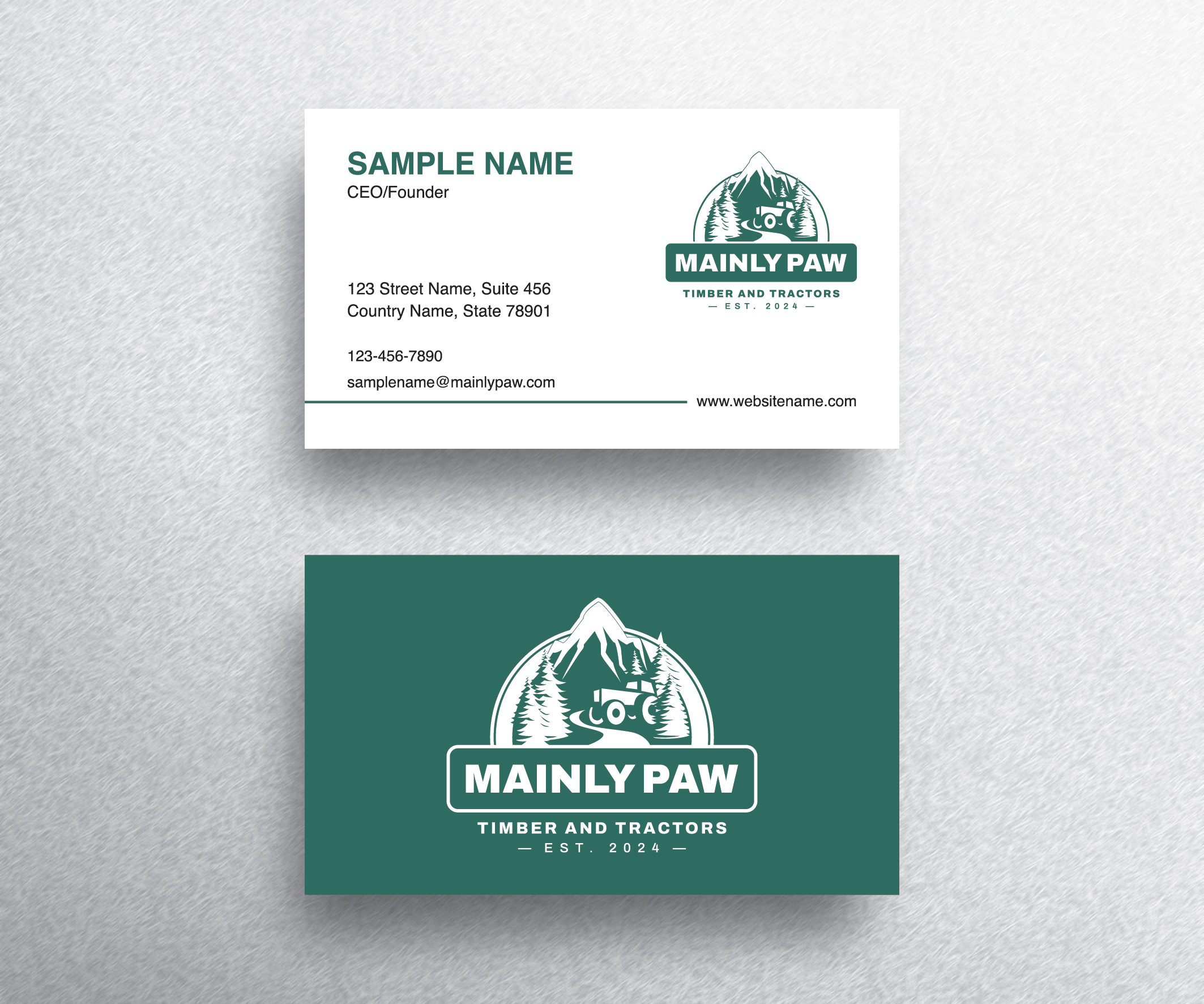 Business Card Design by Emmi for Mainely Paws LLC | Design #33081689