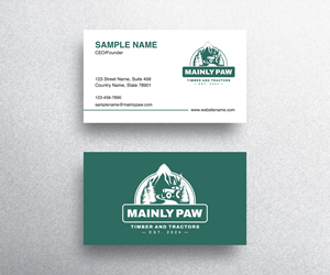 Business Card Design by Emmi for Mainely Paws LLC | Design: #33081689