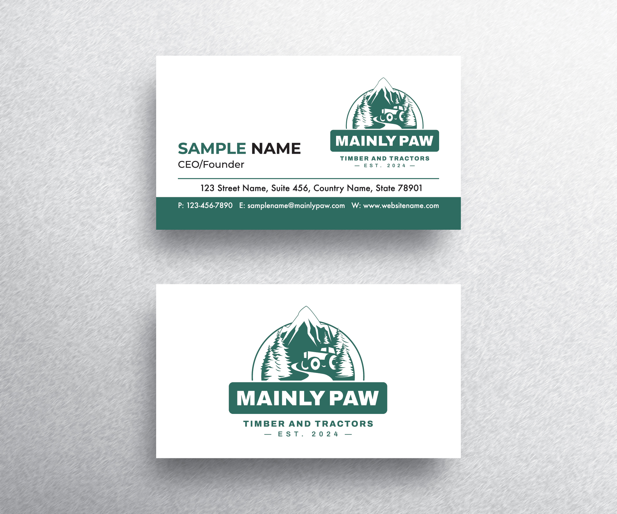 Business Card Design by Emmi for Mainely Paws LLC | Design #33081757