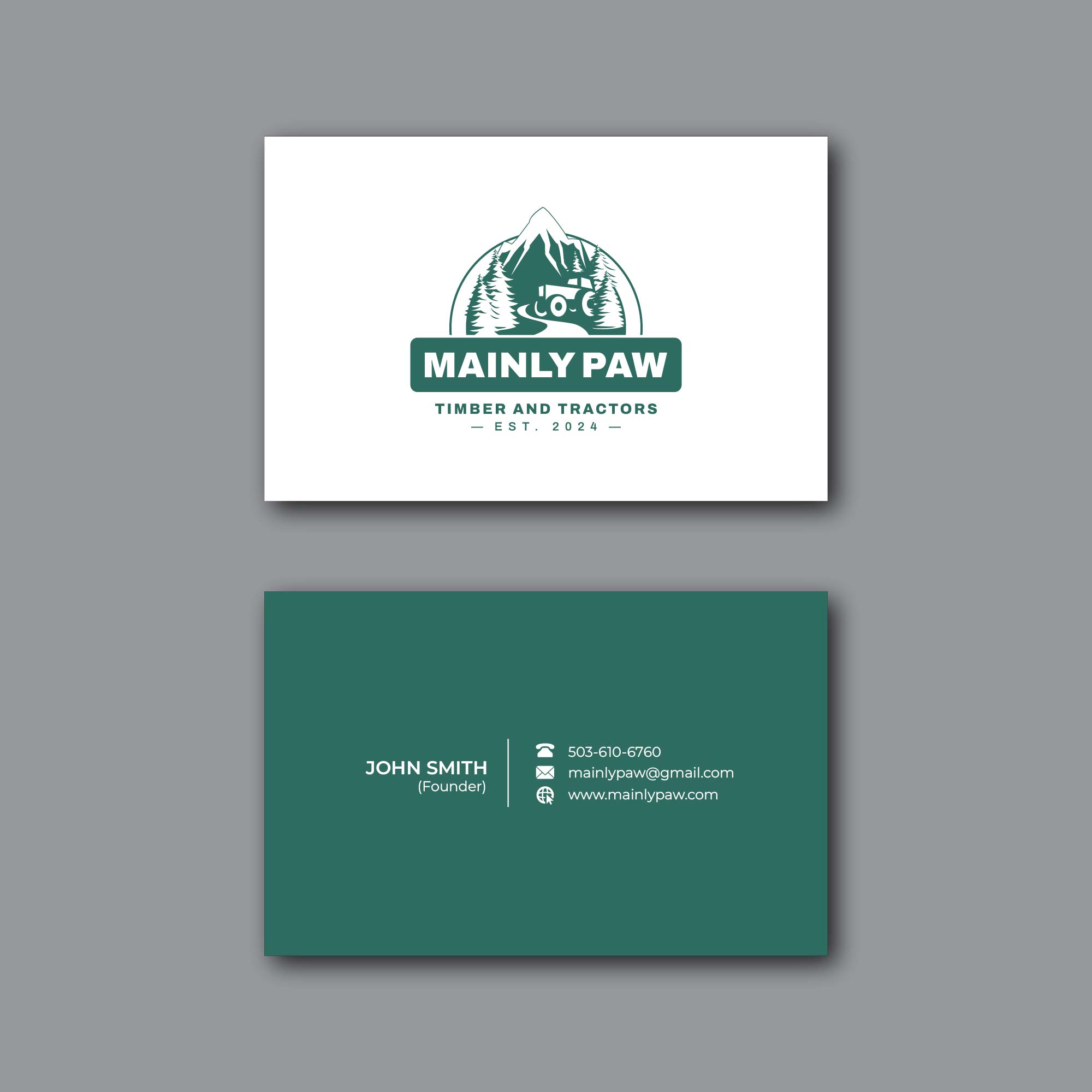 Business Card Design by T_jenny for Mainely Paws LLC | Design #33087543