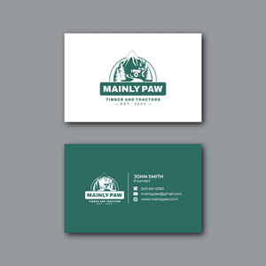 Design de Carte de Visite par T_jenny pour Mainely Paws LLC | Design : #33087544