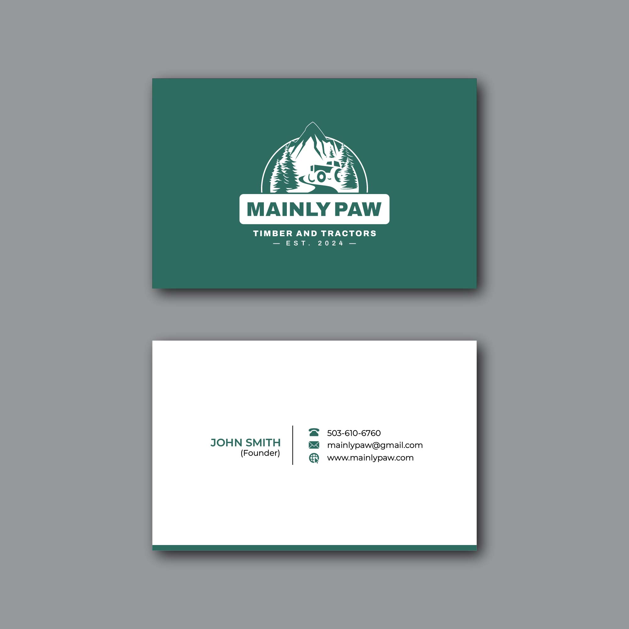 Design de Carte de Visite par T_jenny pour Mainely Paws LLC | Design #33087548