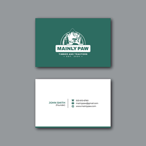 Design de Carte de Visite par T_jenny pour Mainely Paws LLC | Design : #33087548
