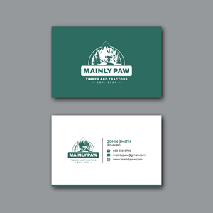 Design de Carte de Visite par T_jenny pour Mainely Paws LLC | Design : #33087552
