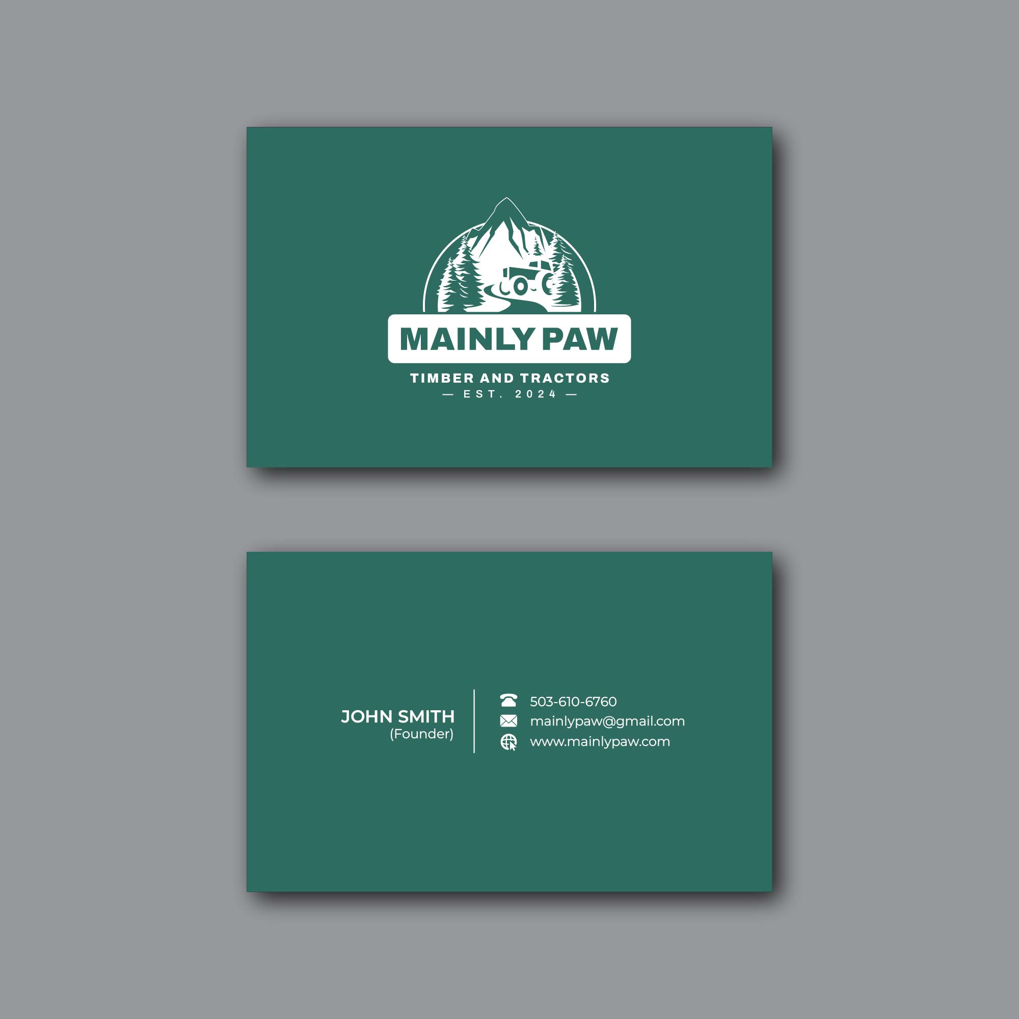 Business Card Design by T_jenny for Mainely Paws LLC | Design #33087553
