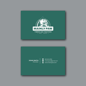 Design de Carte de Visite par T_jenny pour Mainely Paws LLC | Design : #33087553