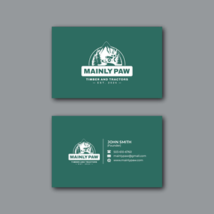 Design de Carte de Visite par T_jenny pour Mainely Paws LLC | Design : #33087559