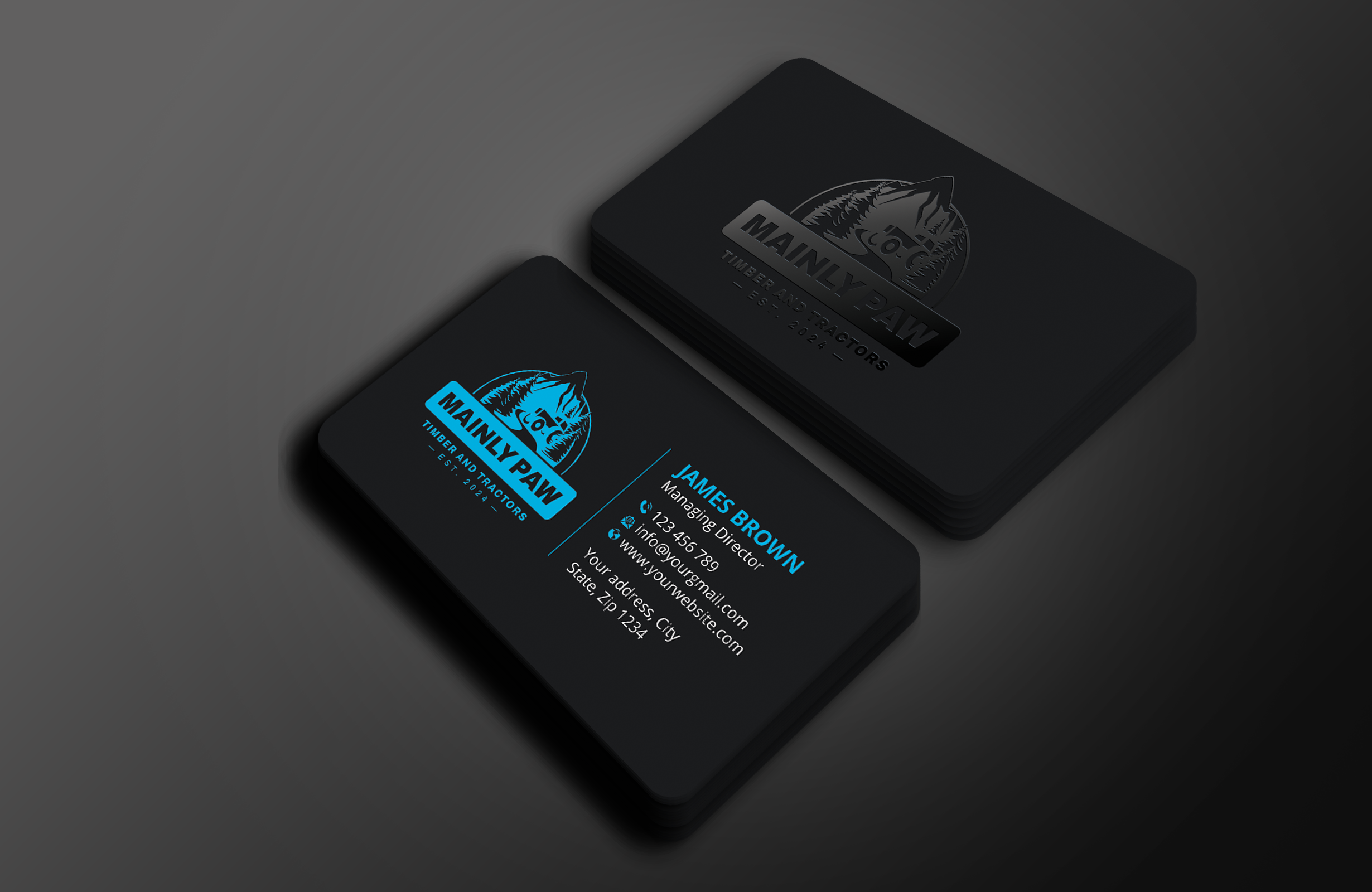 Business Card Design by Expert Bappy for Mainely Paws LLC | Design #33081227