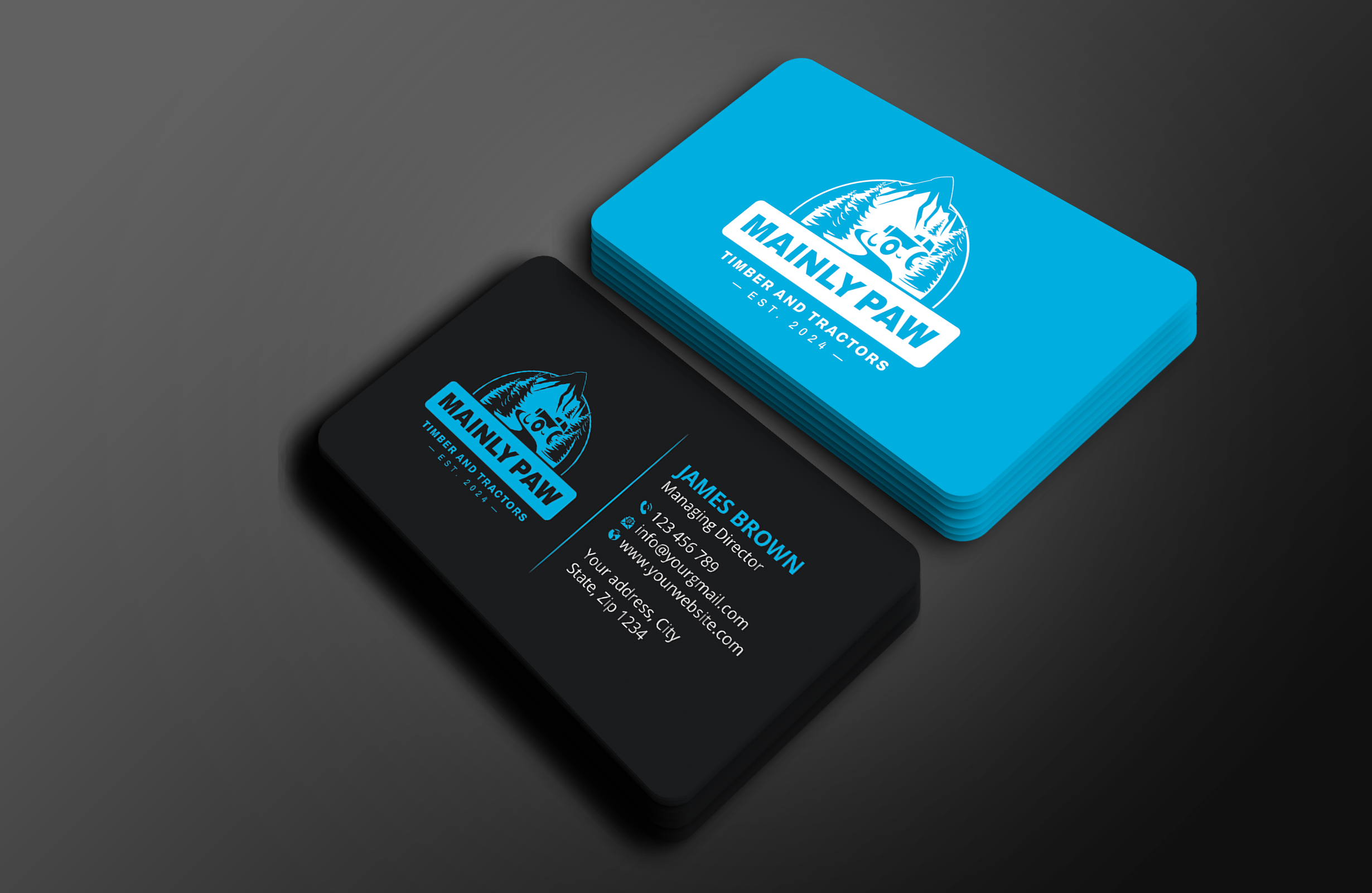 Business Card Design by Expert Bappy for Mainely Paws LLC | Design #33081233