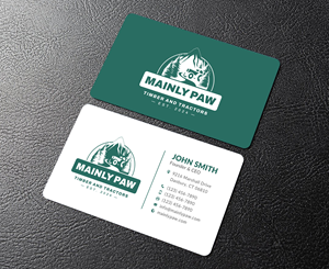 Diseño de Tarjeta de Presentación por Sun Moon Graphic Designer para Mainely Paws LLC | Diseño: #33082570