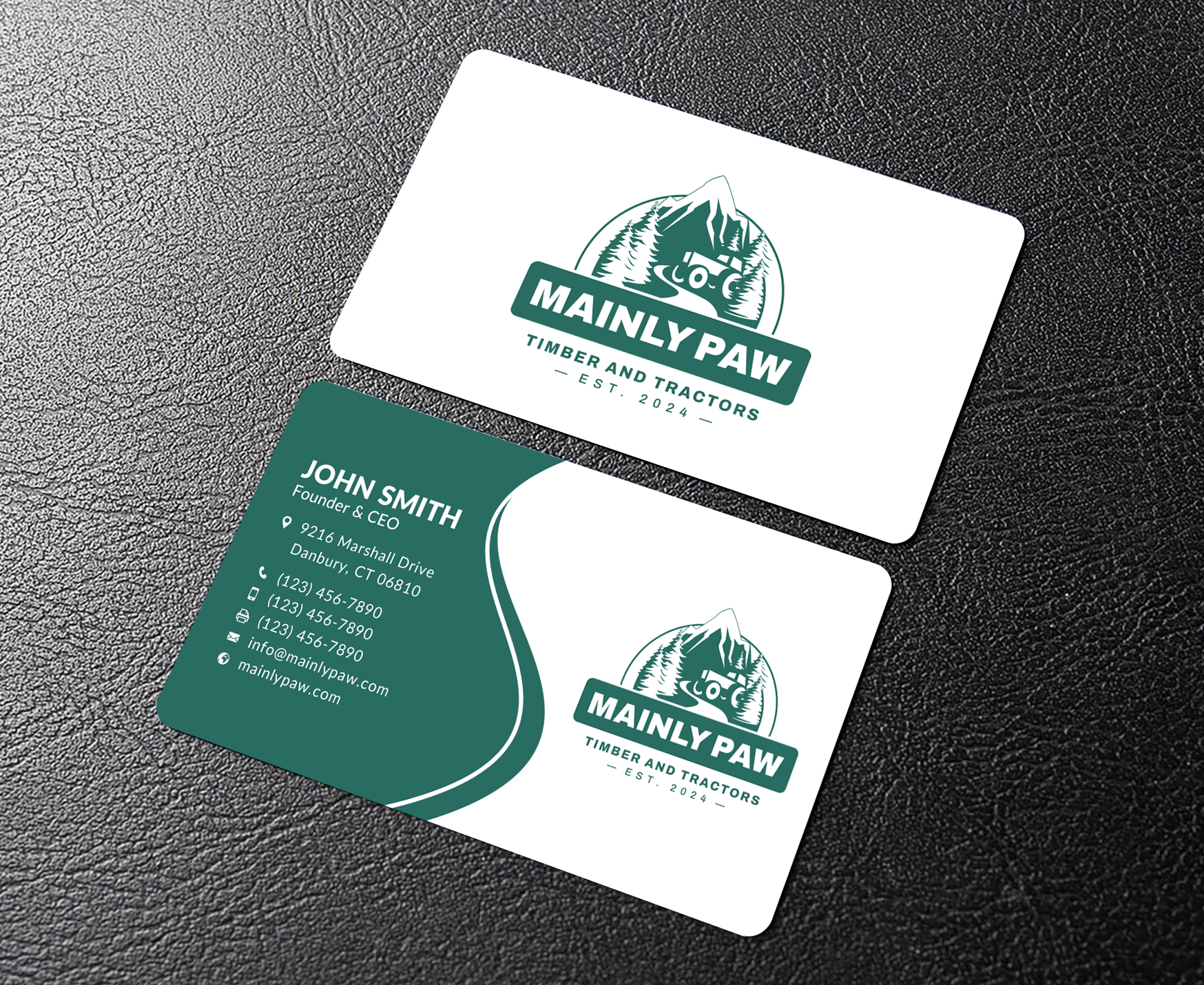 Diseño de Tarjeta de Presentación por Sun Moon Graphic Designer para Mainely Paws LLC | Diseño #33082571