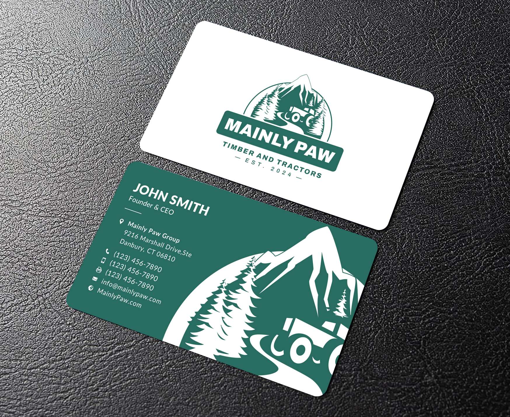 Diseño de Tarjeta de Presentación por Sun Moon Graphic Designer para Mainely Paws LLC | Diseño #33082573