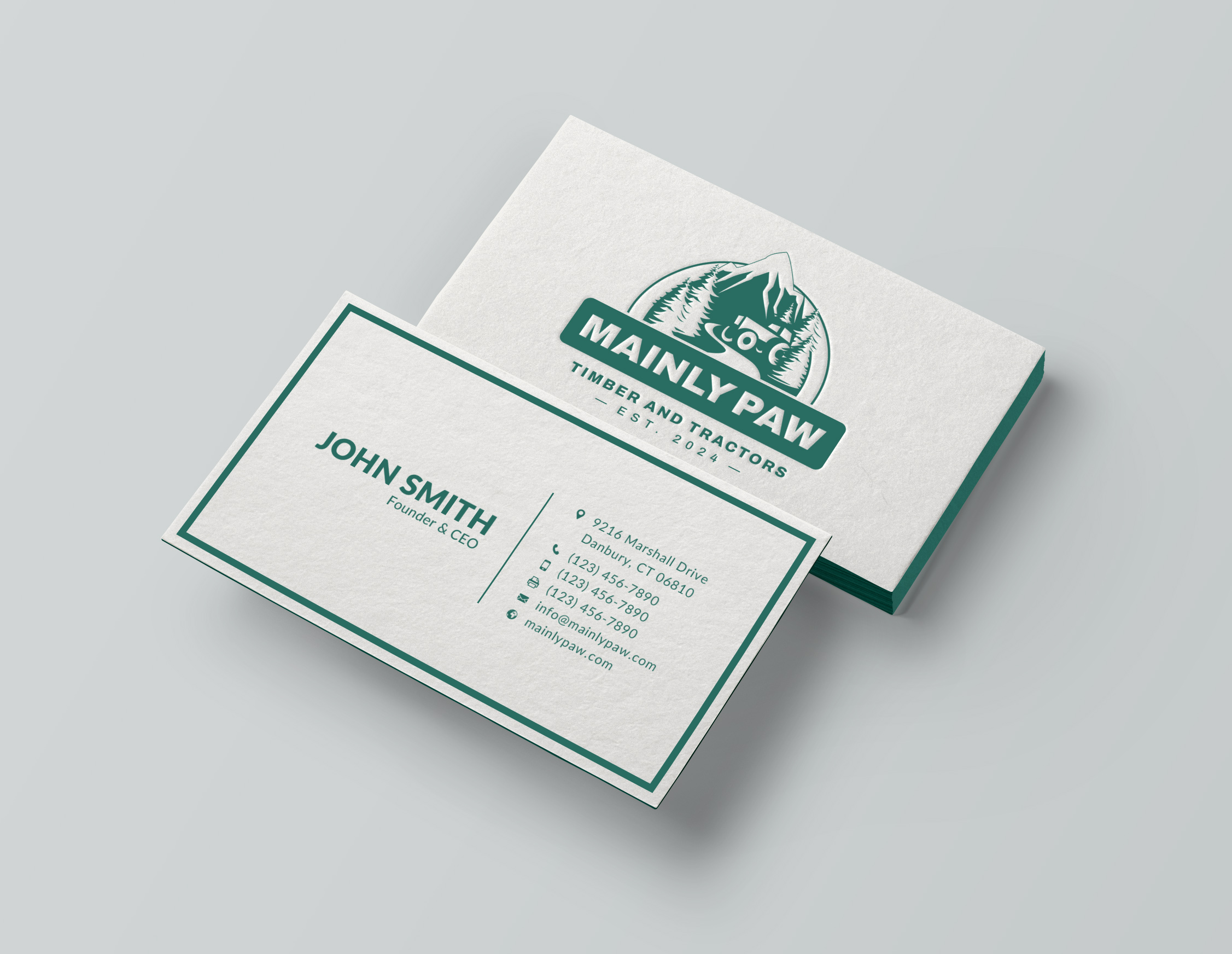 Diseño de Tarjeta de Presentación por Sun Moon Graphic Designer para Mainely Paws LLC | Diseño #33086568