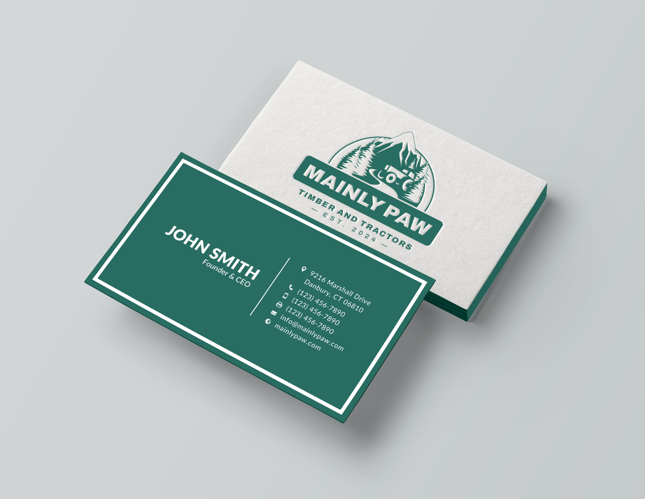 Diseño de Tarjeta de Presentación por Sun Moon Graphic Designer para Mainely Paws LLC | Diseño #33086569