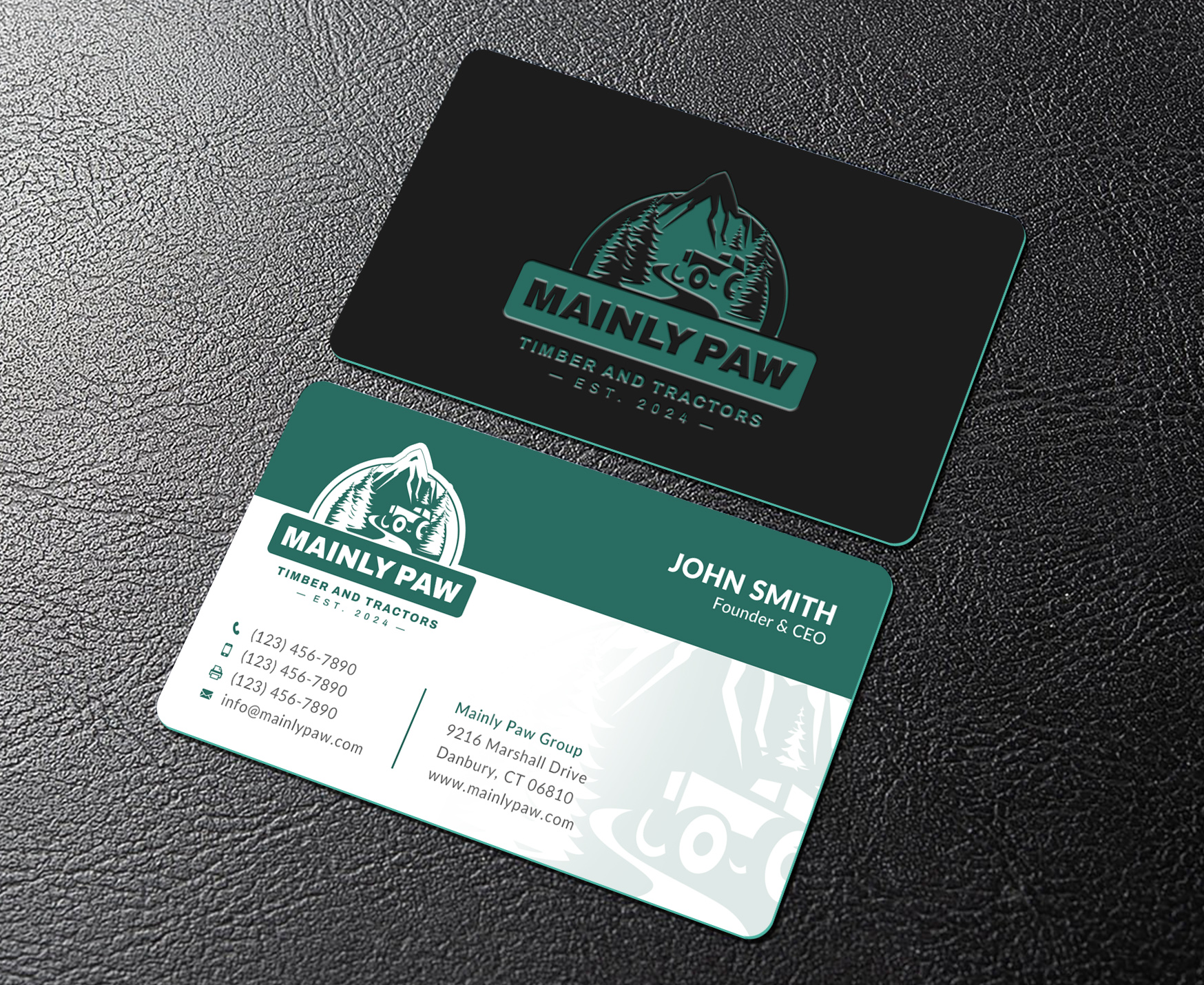 Business Card Design by Sun Moon Graphic Designer for Mainely Paws LLC | Design #33086791