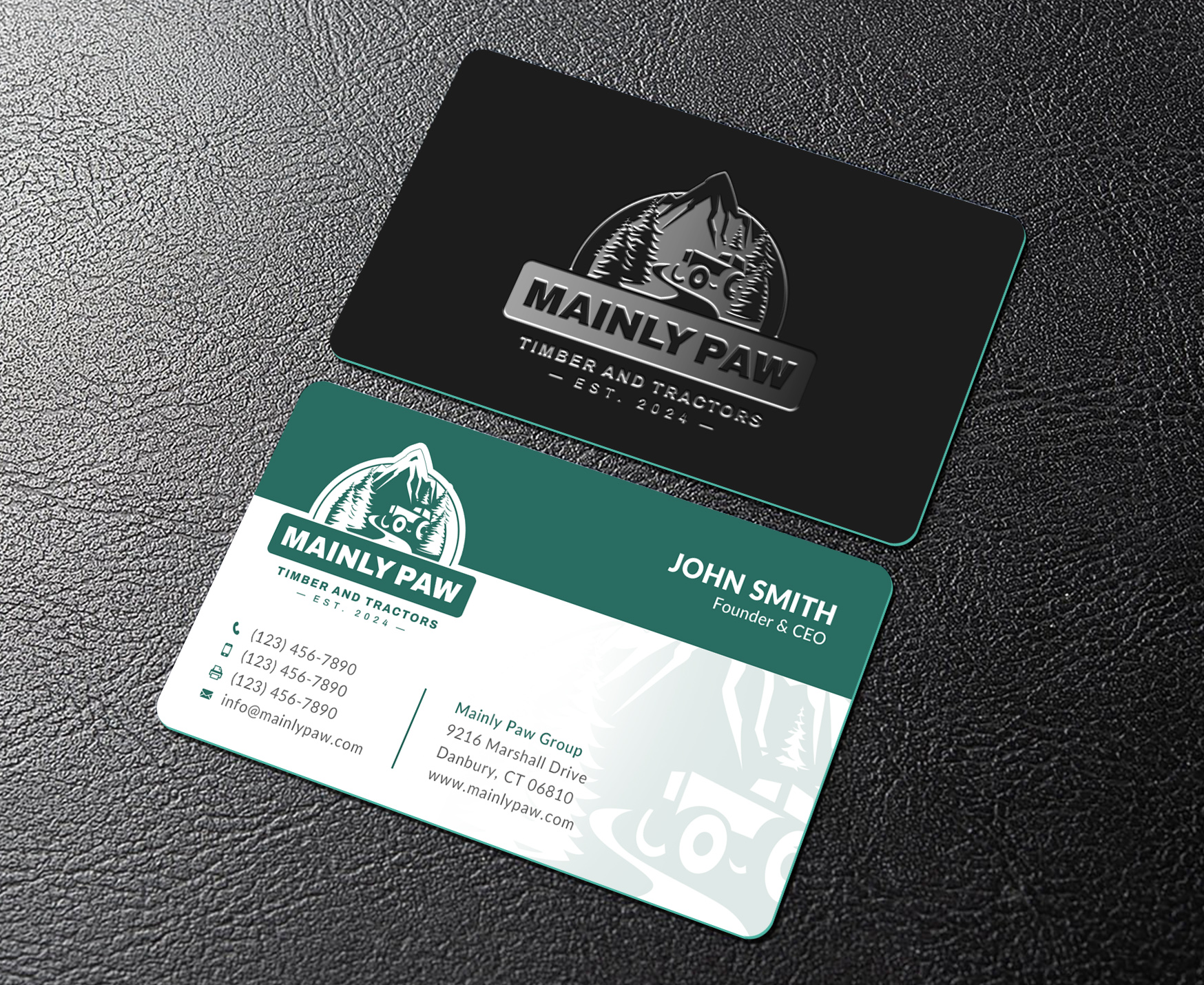 Diseño de Tarjeta de Presentación por Sun Moon Graphic Designer para Mainely Paws LLC | Diseño #33086792