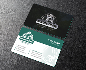 Visitenkarten-Design von Sun Moon Graphic Designer für Mainely Paws LLC | Design: #33086794