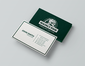 Business Card Design by Sun Moon Graphic Designer for Mainely Paws LLC | Design #33088048