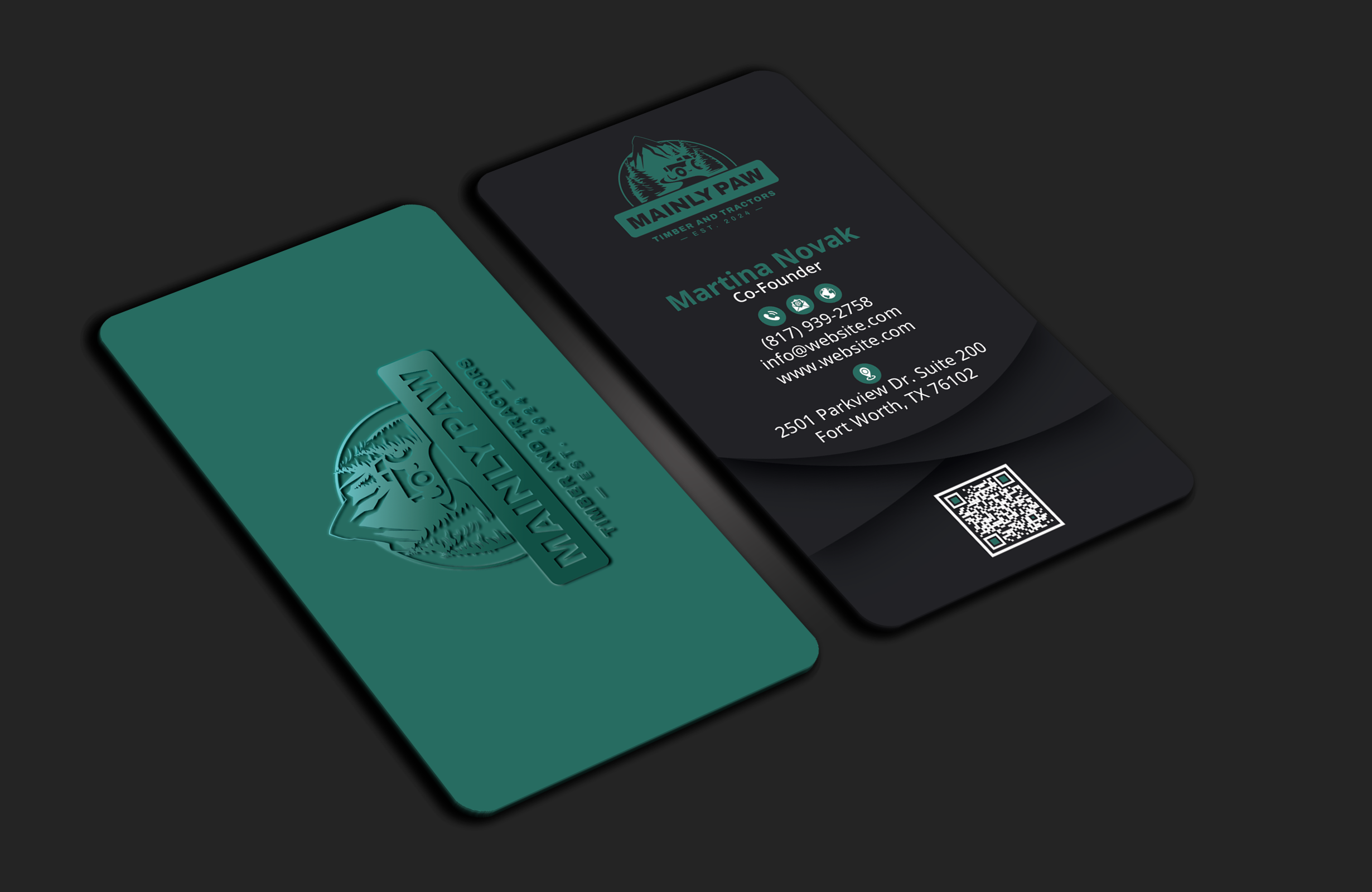 Business Card Design by DesignerShahadat for Mainely Paws LLC | Design #33081242