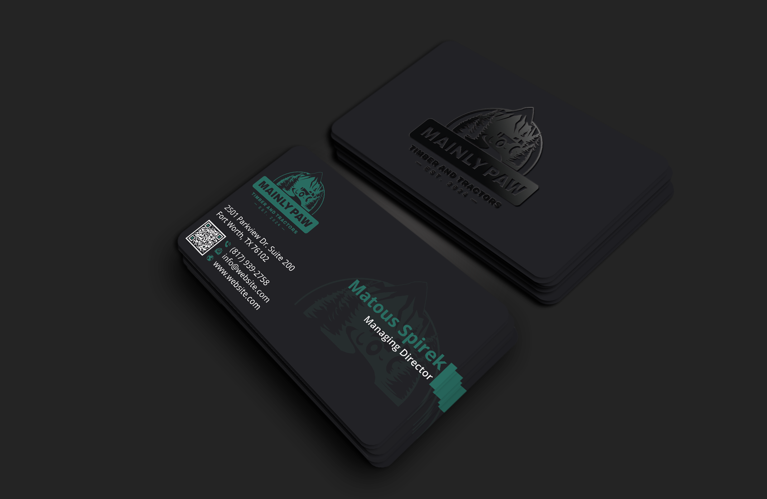 Business Card Design by DesignerShahadat for Mainely Paws LLC | Design #33081250