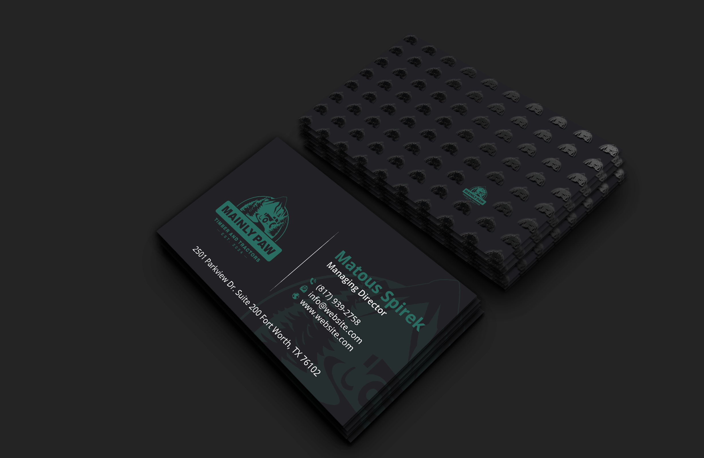 Business Card Design by DesignerShahadat for Mainely Paws LLC | Design #33081253
