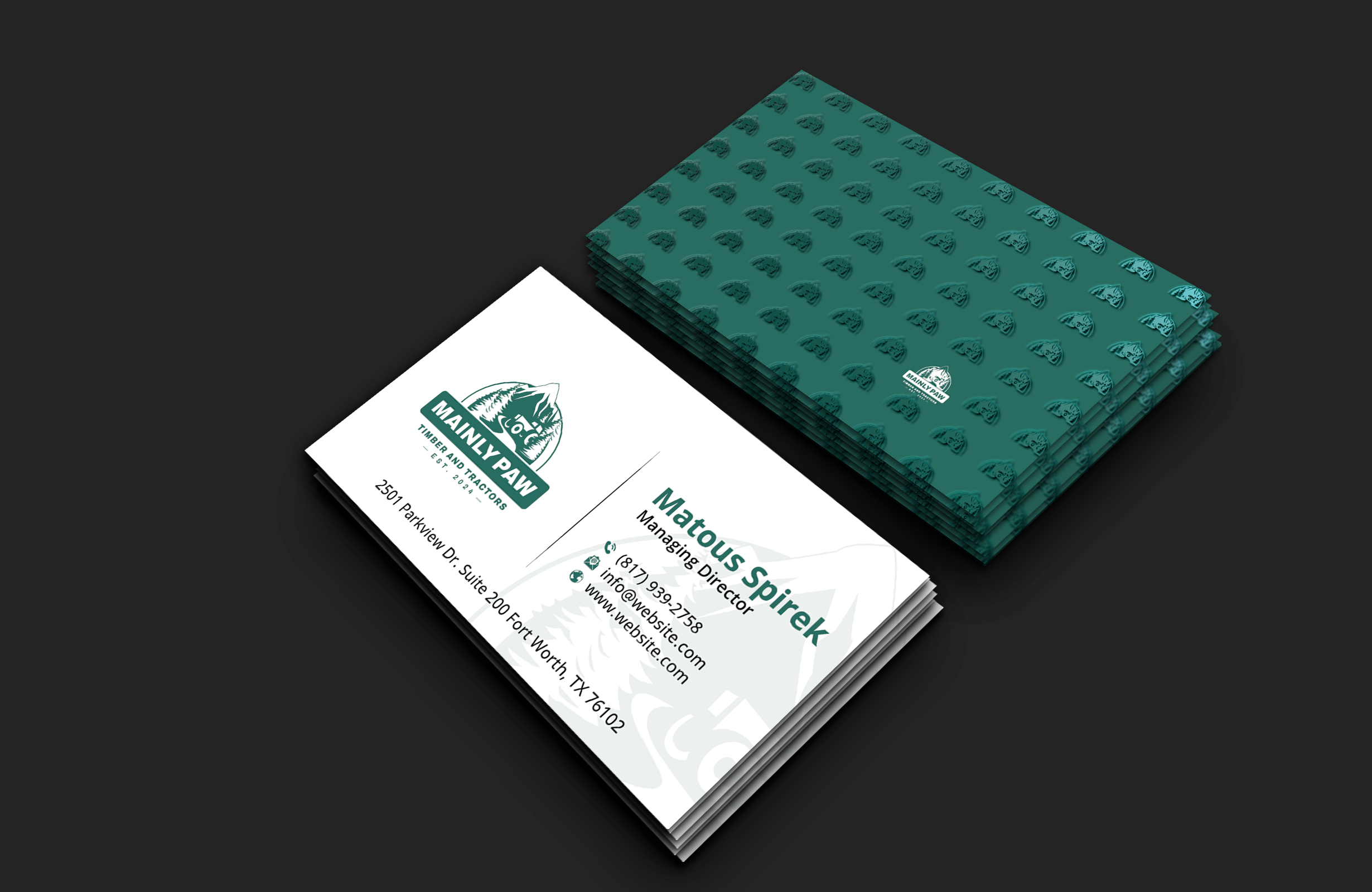 Business Card Design by DesignerShahadat for Mainely Paws LLC | Design #33081265