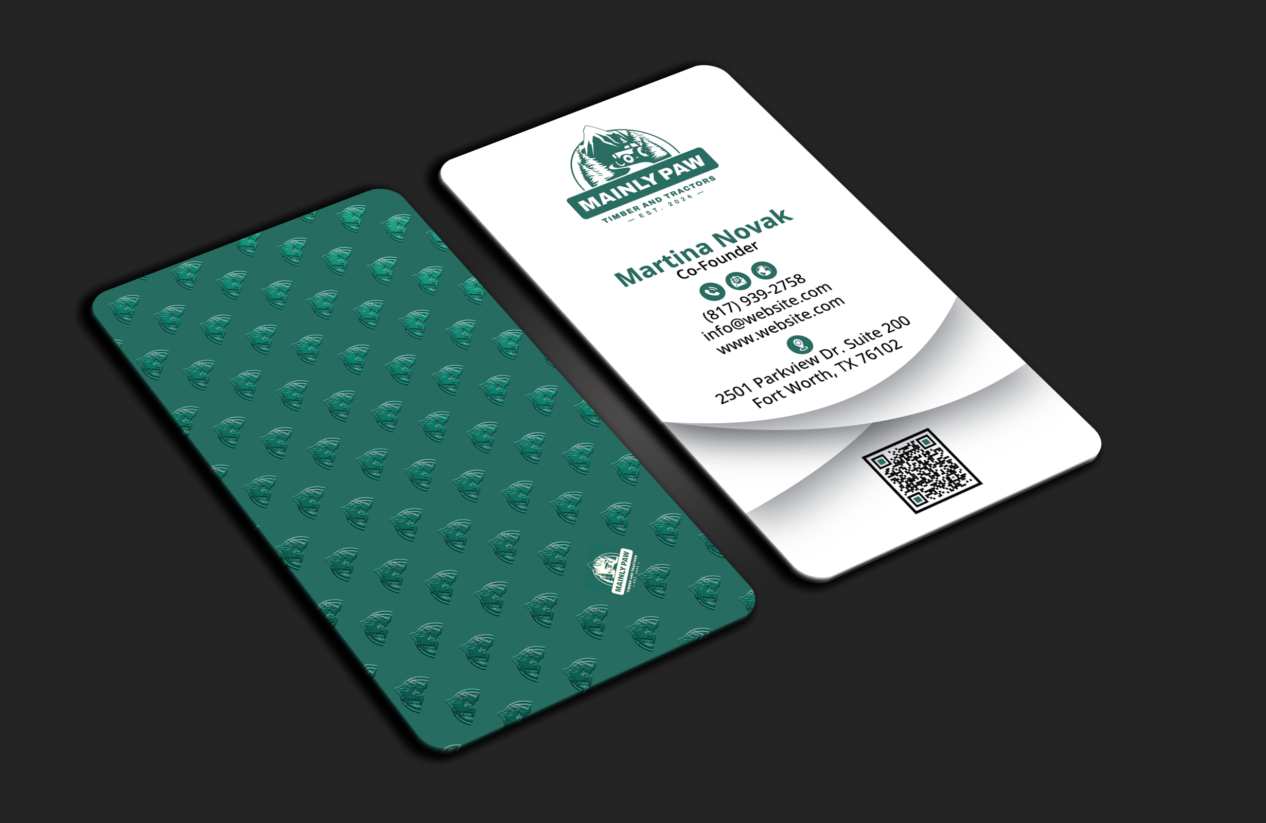 Business Card Design by DesignerShahadat for Mainely Paws LLC | Design #33081266