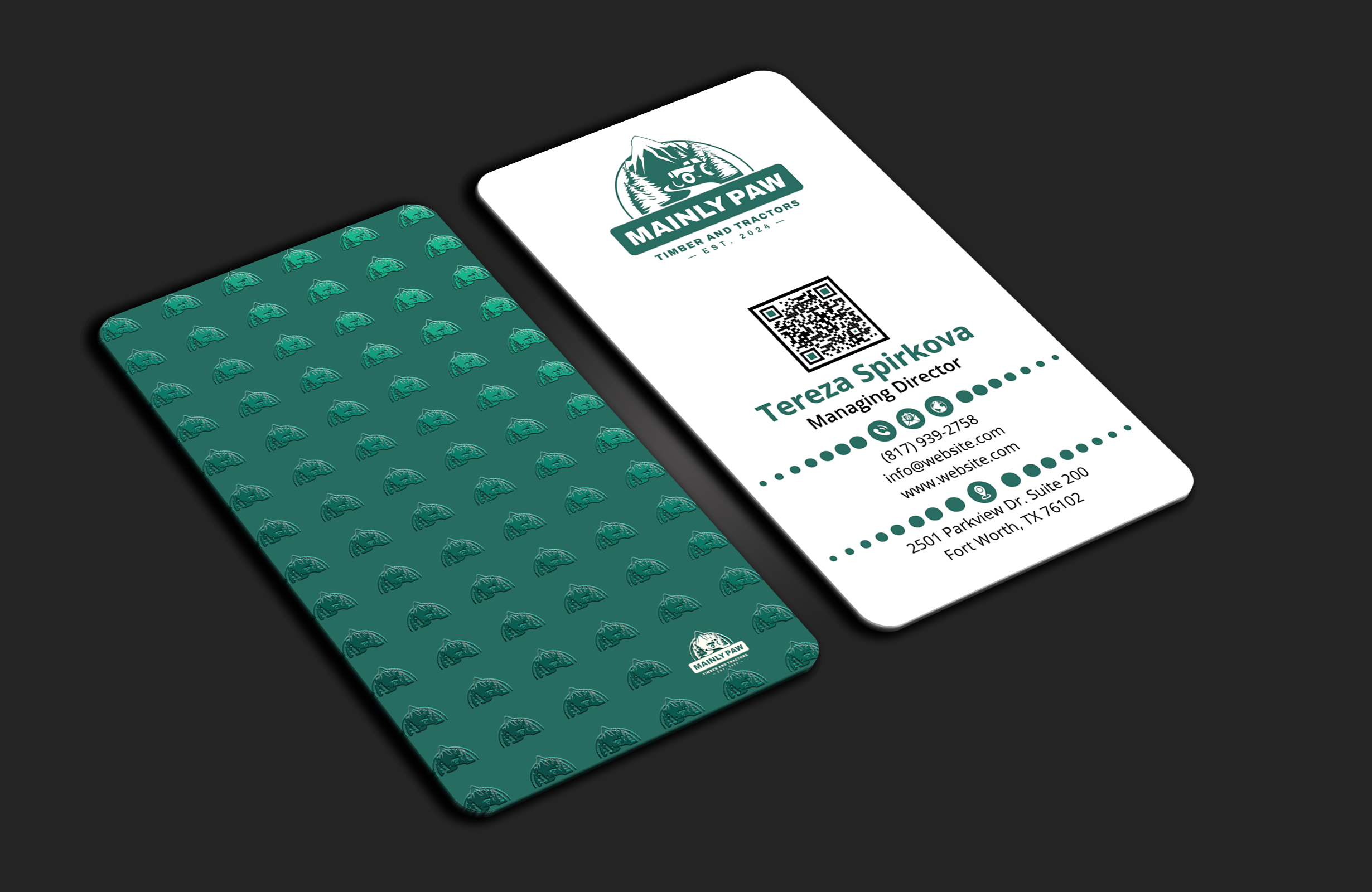 Business Card Design by DesignerShahadat for Mainely Paws LLC | Design #33081267