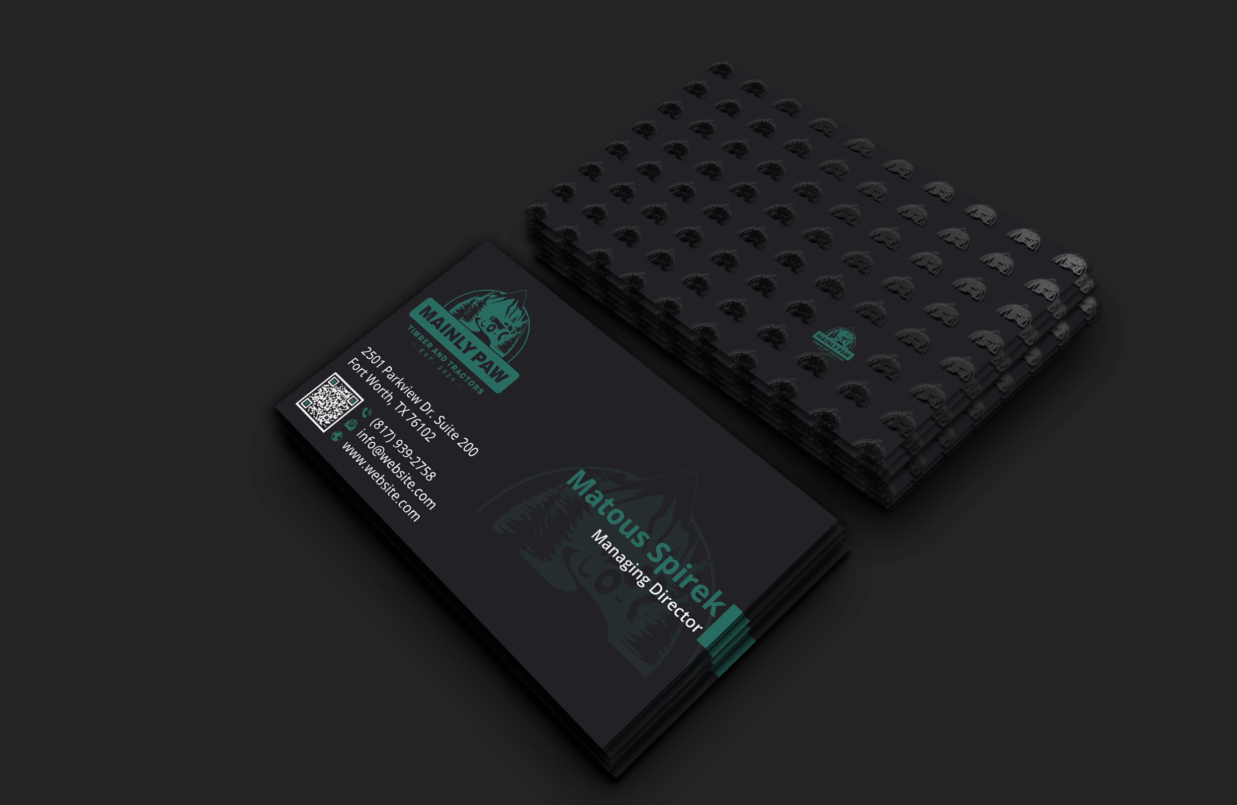 Business Card Design by DesignerShahadat for Mainely Paws LLC | Design #33081272
