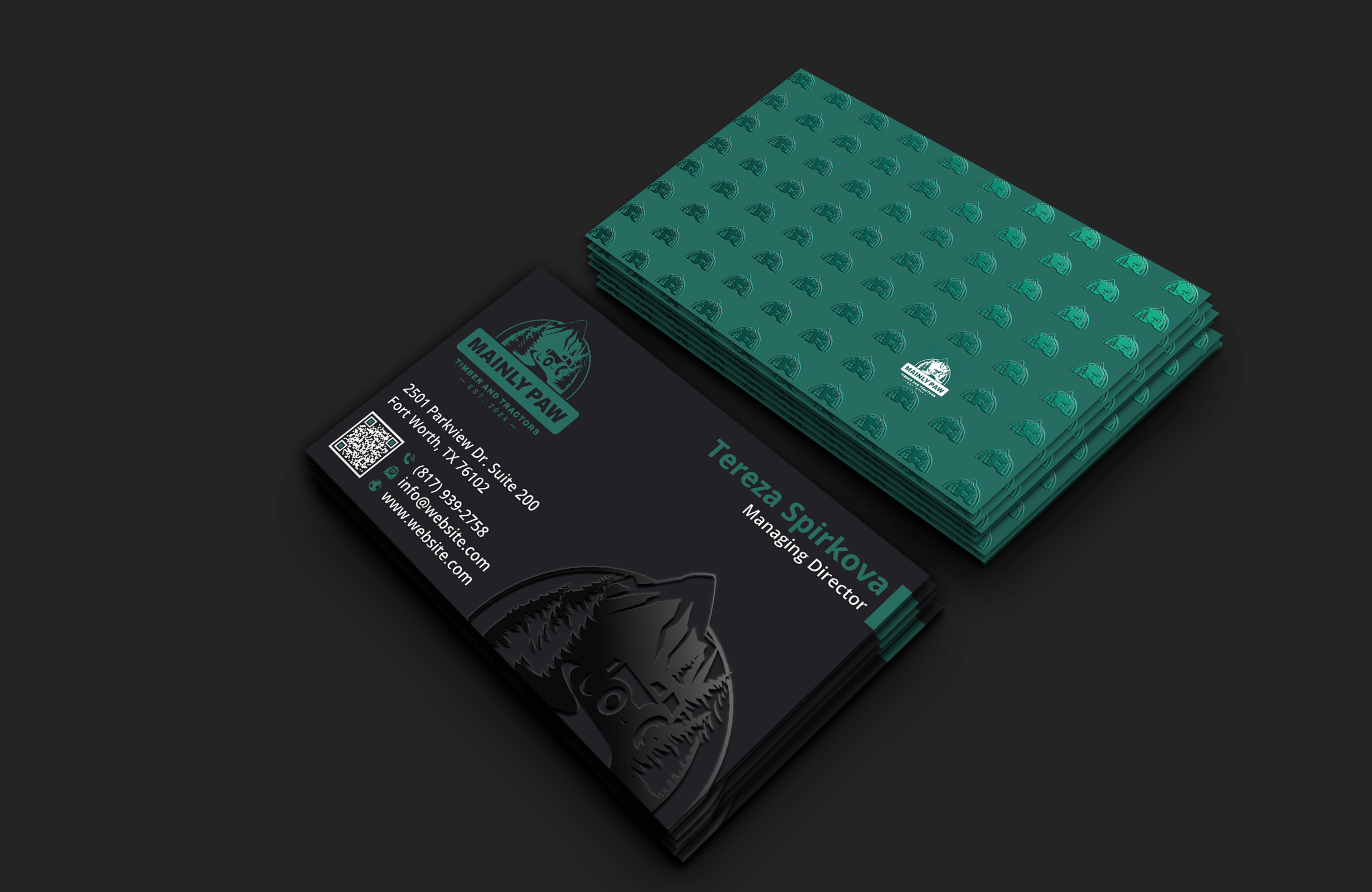 Business Card Design by DesignerShahadat for Mainely Paws LLC | Design #33081274