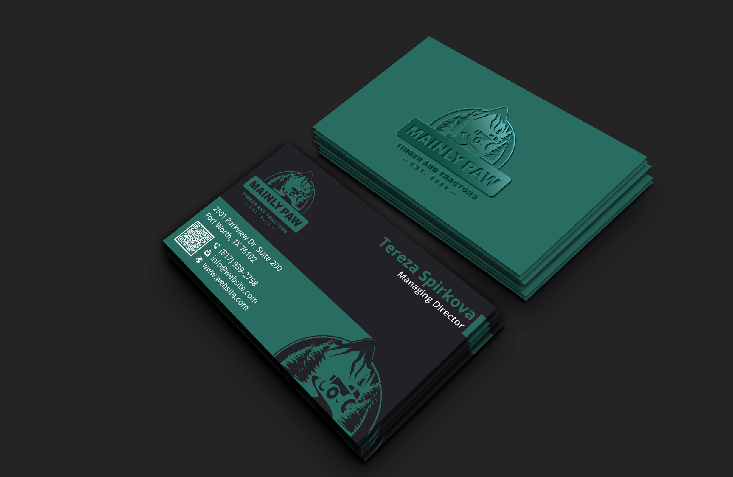 Business Card Design by DesignerShahadat for Mainely Paws LLC | Design #33083255