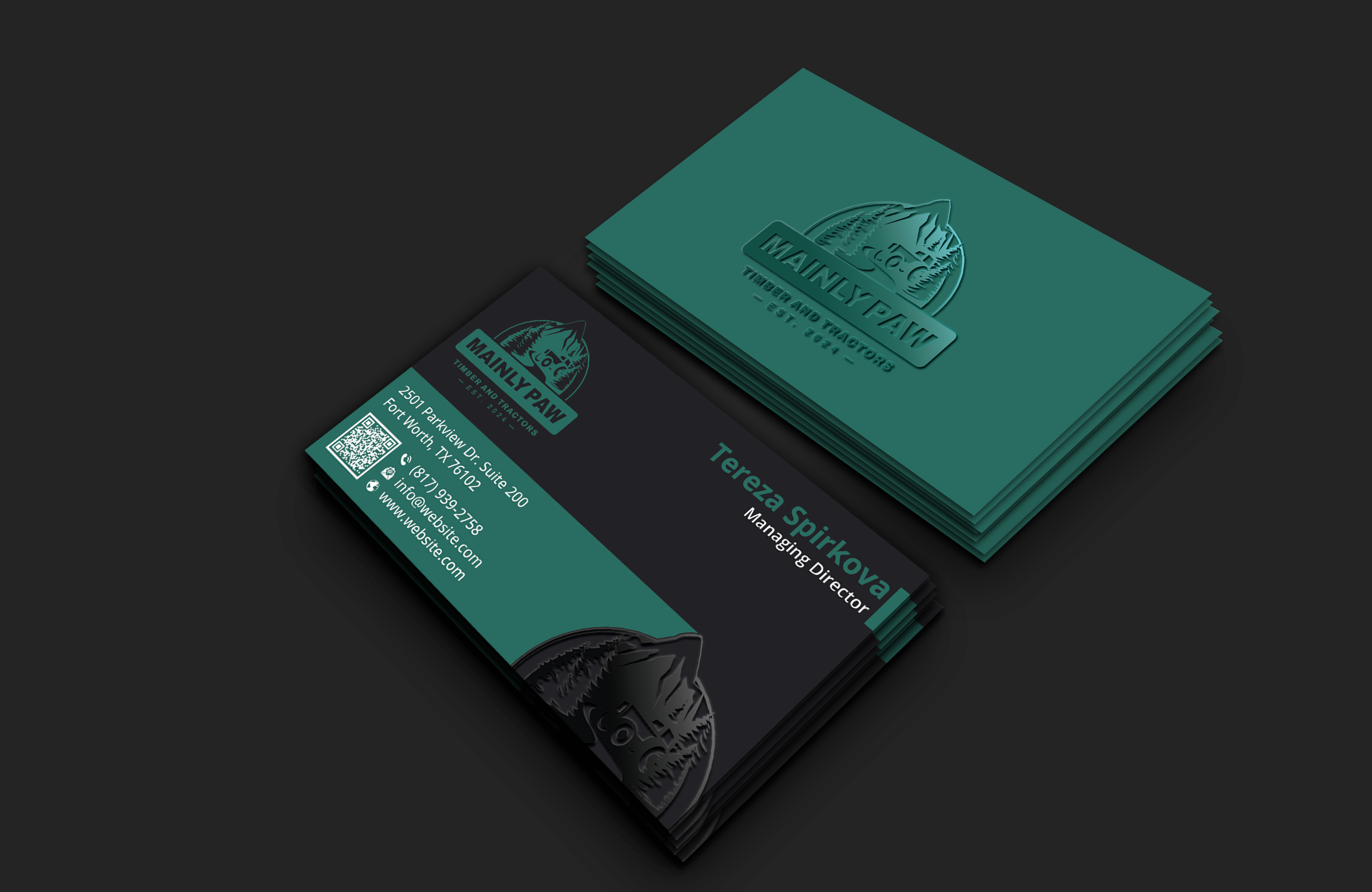 Business Card Design by DesignerShahadat for Mainely Paws LLC | Design #33083257