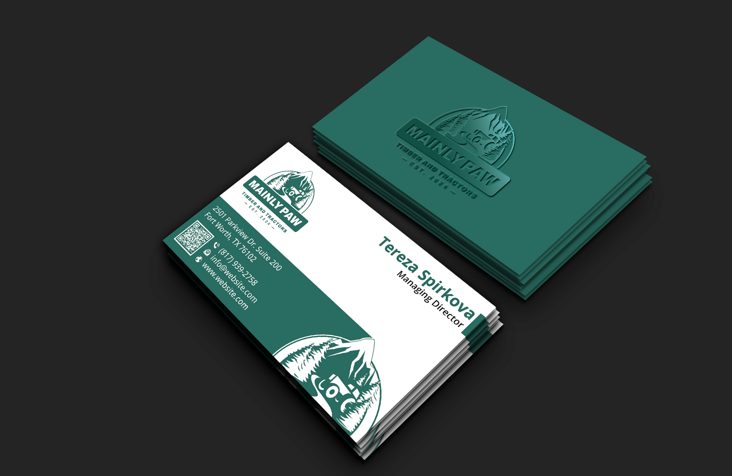 Business Card Design by DesignerShahadat for Mainely Paws LLC | Design #33083258
