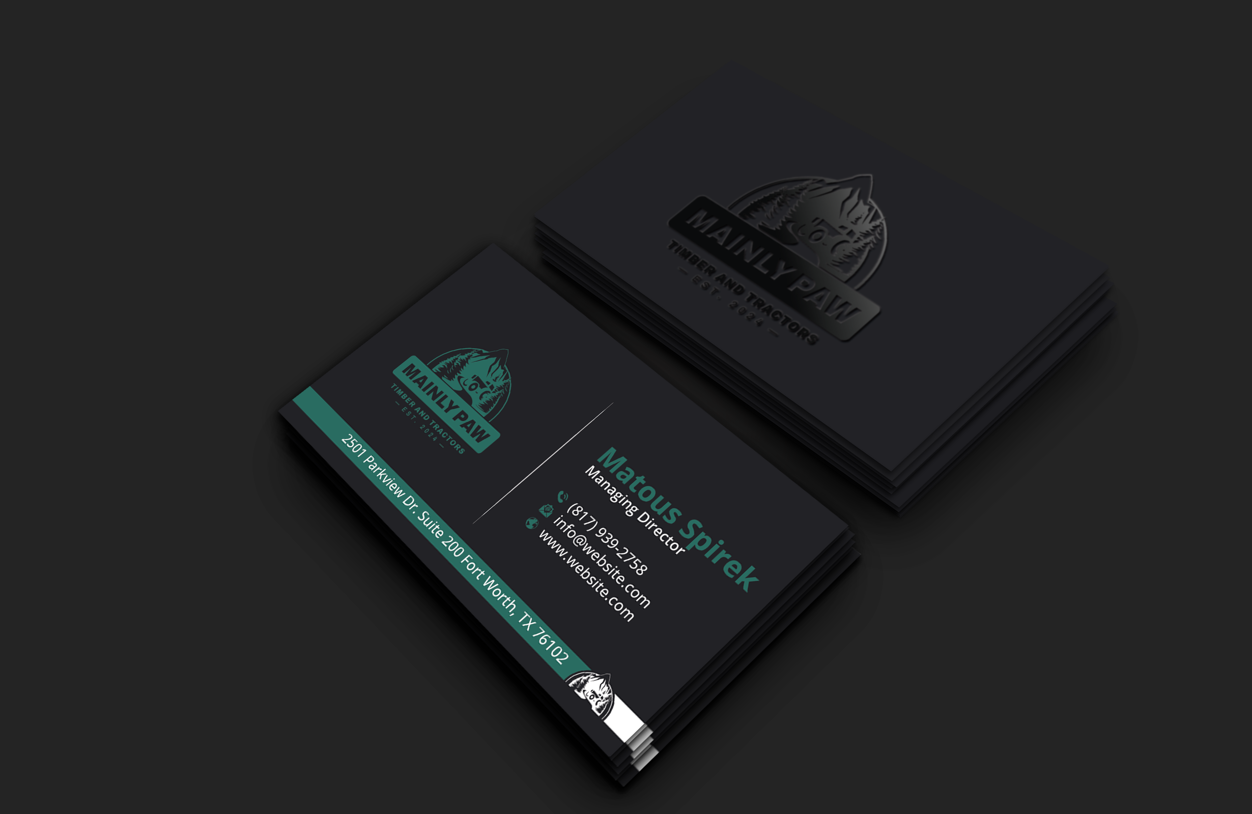 Diseño de Tarjeta de Presentación por DesignerShahadat para Mainely Paws LLC | Diseño #33083259