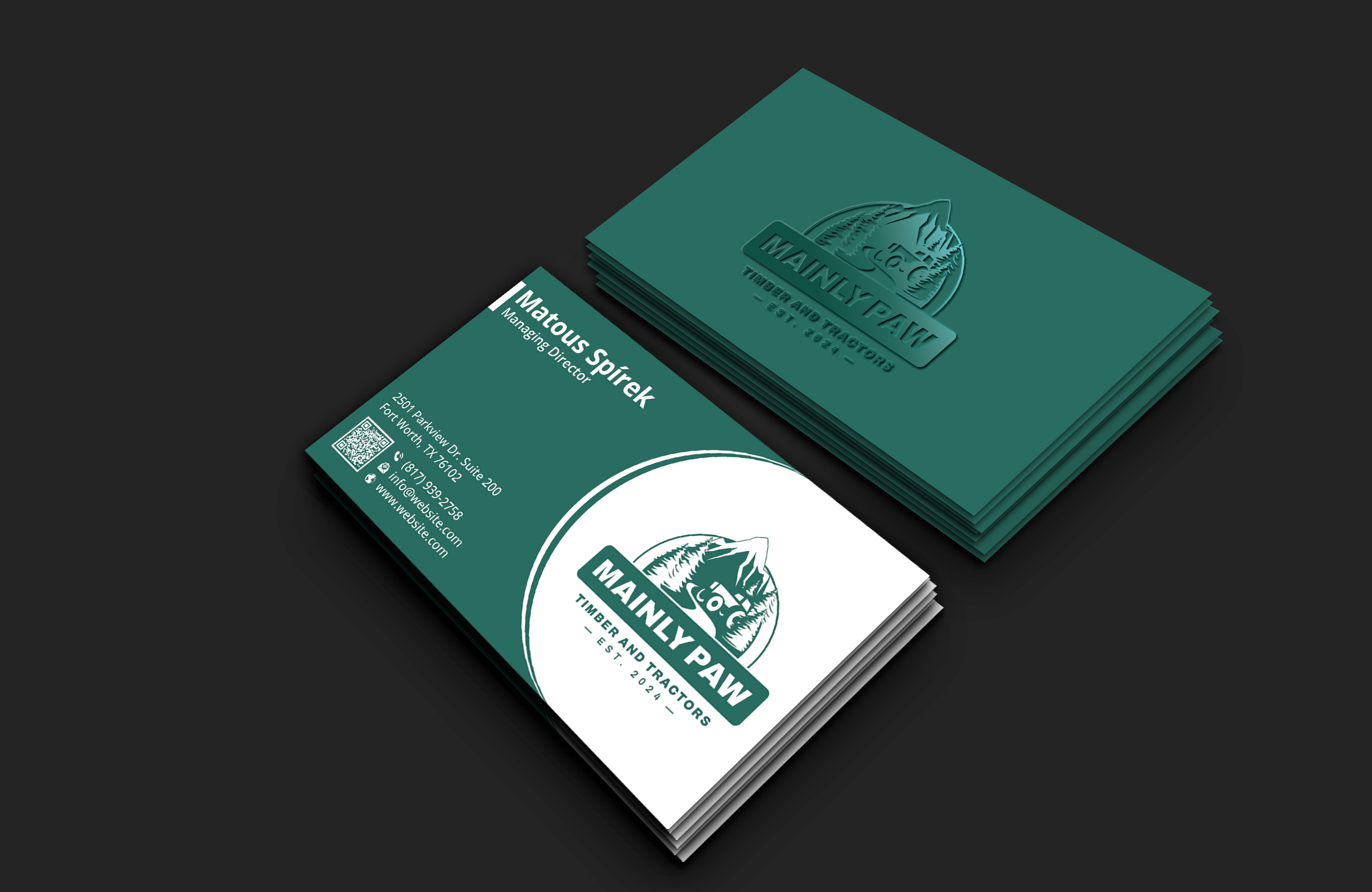 Business Card Design by DesignerShahadat for Mainely Paws LLC | Design #33083263