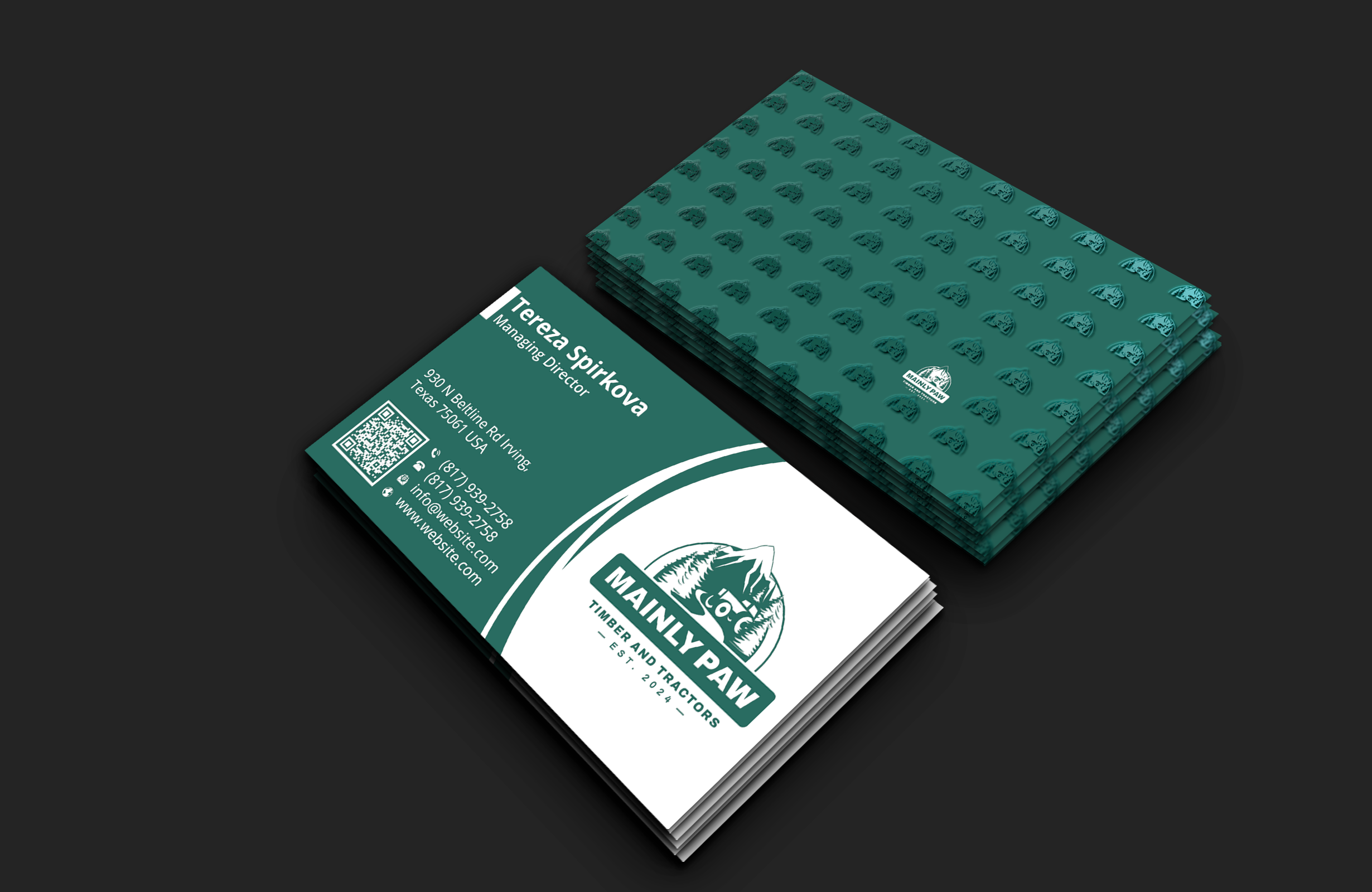 Business Card Design by DesignerShahadat for Mainely Paws LLC | Design #33083281